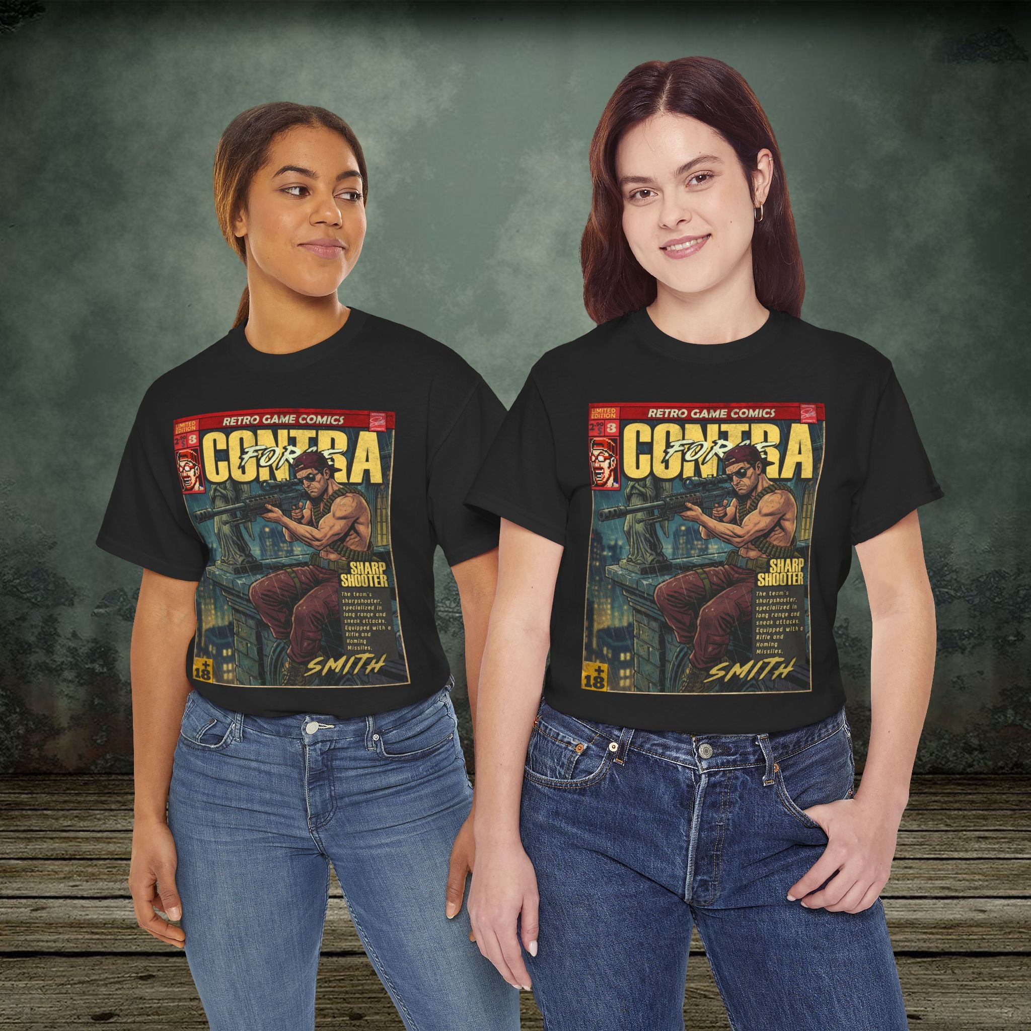 Contra Force | Smith | Vintage Retro Gaming T-Shirt