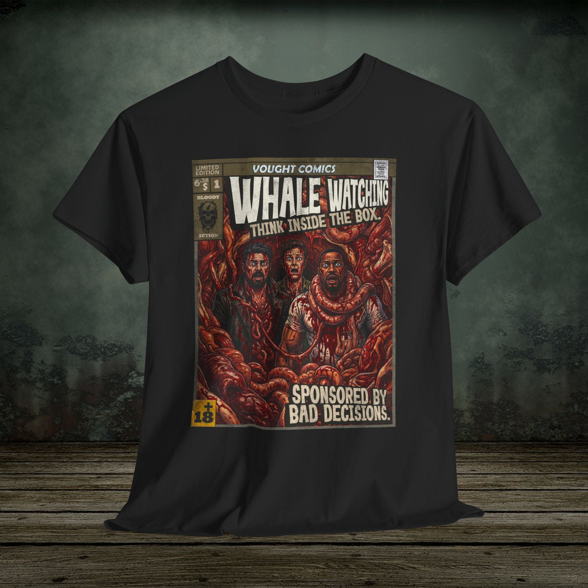 Whale Watching - Vintage Retro TV Series T-Shirt - SukiPrime
