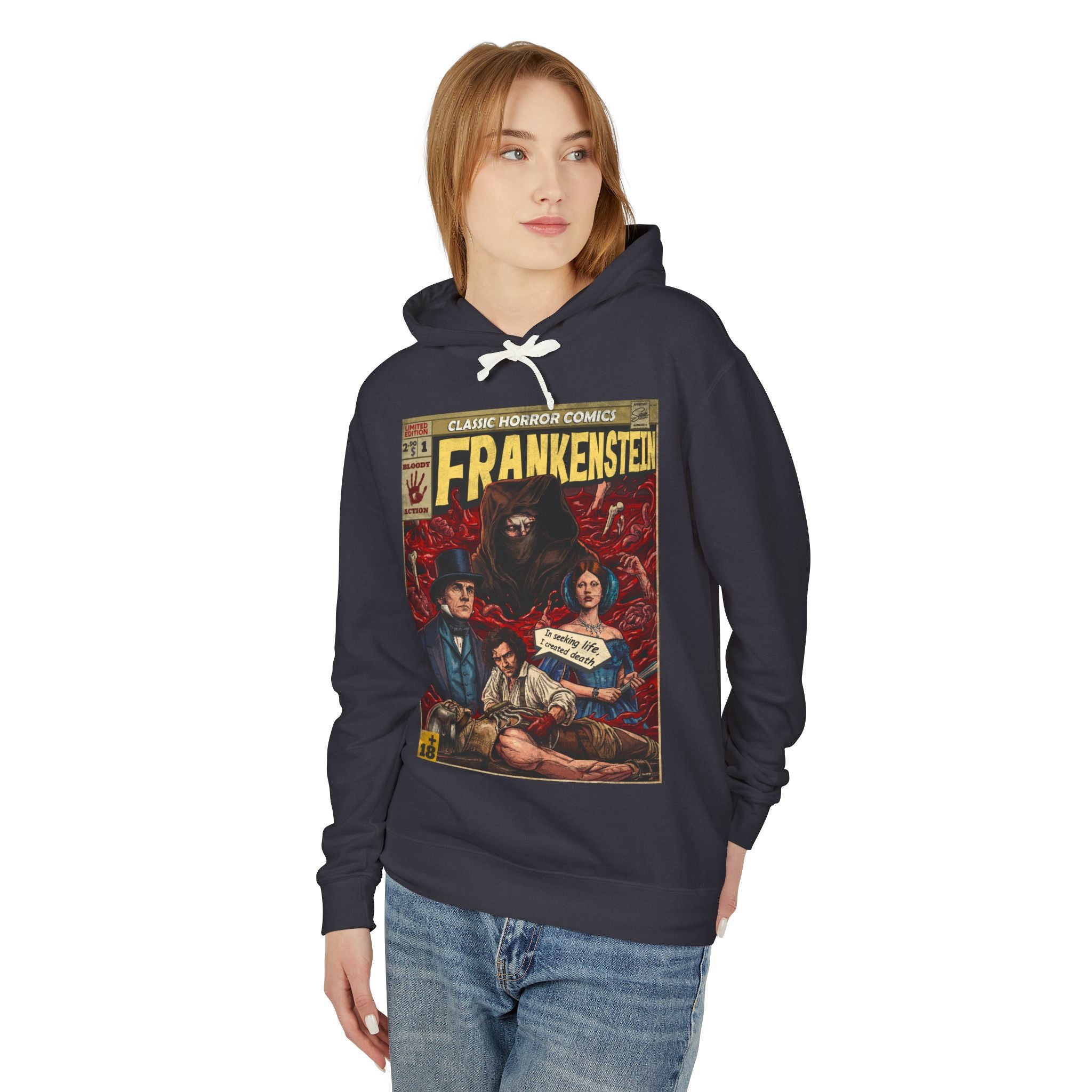 Frankenstein Movie Comic Cover Hoodie