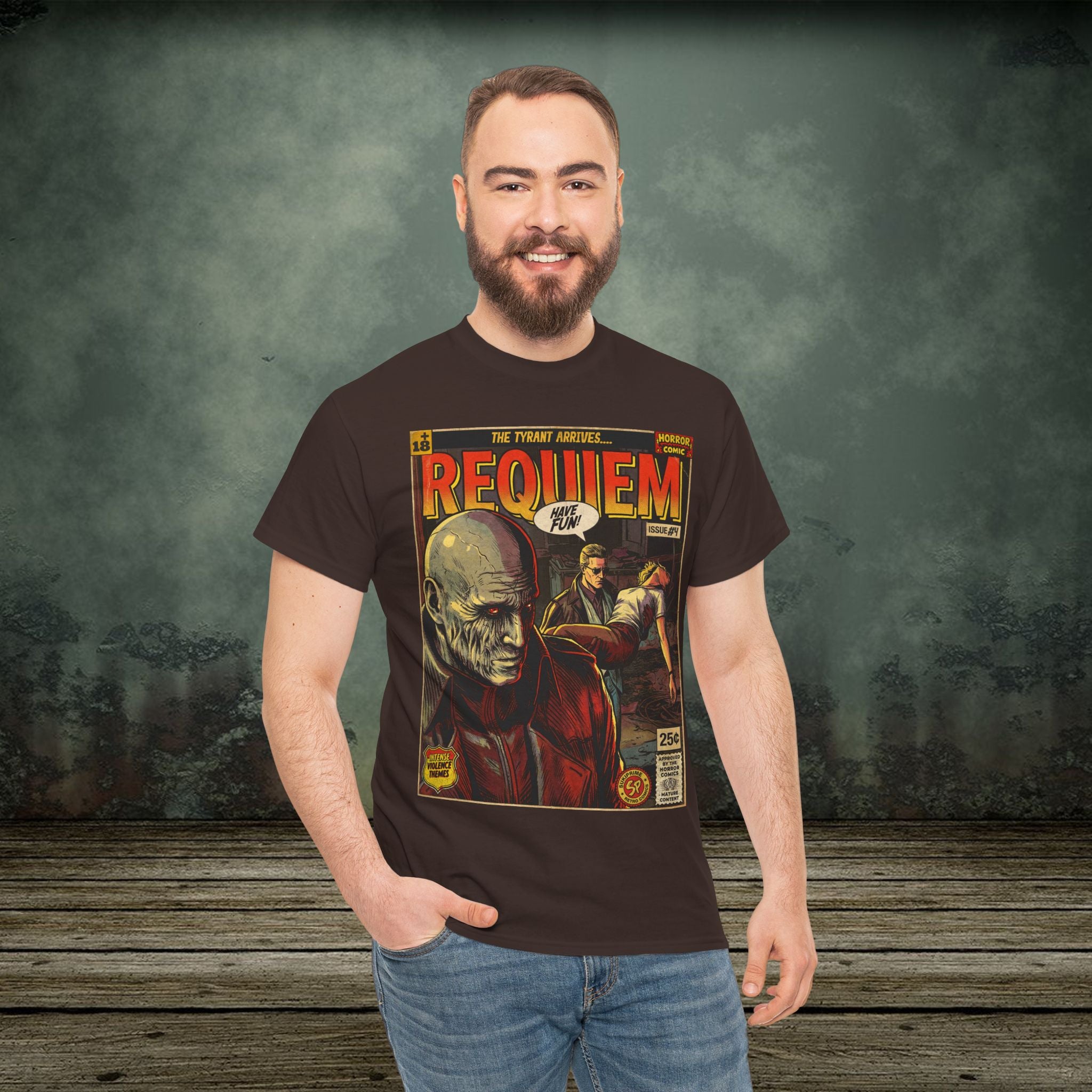 Resident Evil Requiem | Vintage Retro Gaming T-Shirt