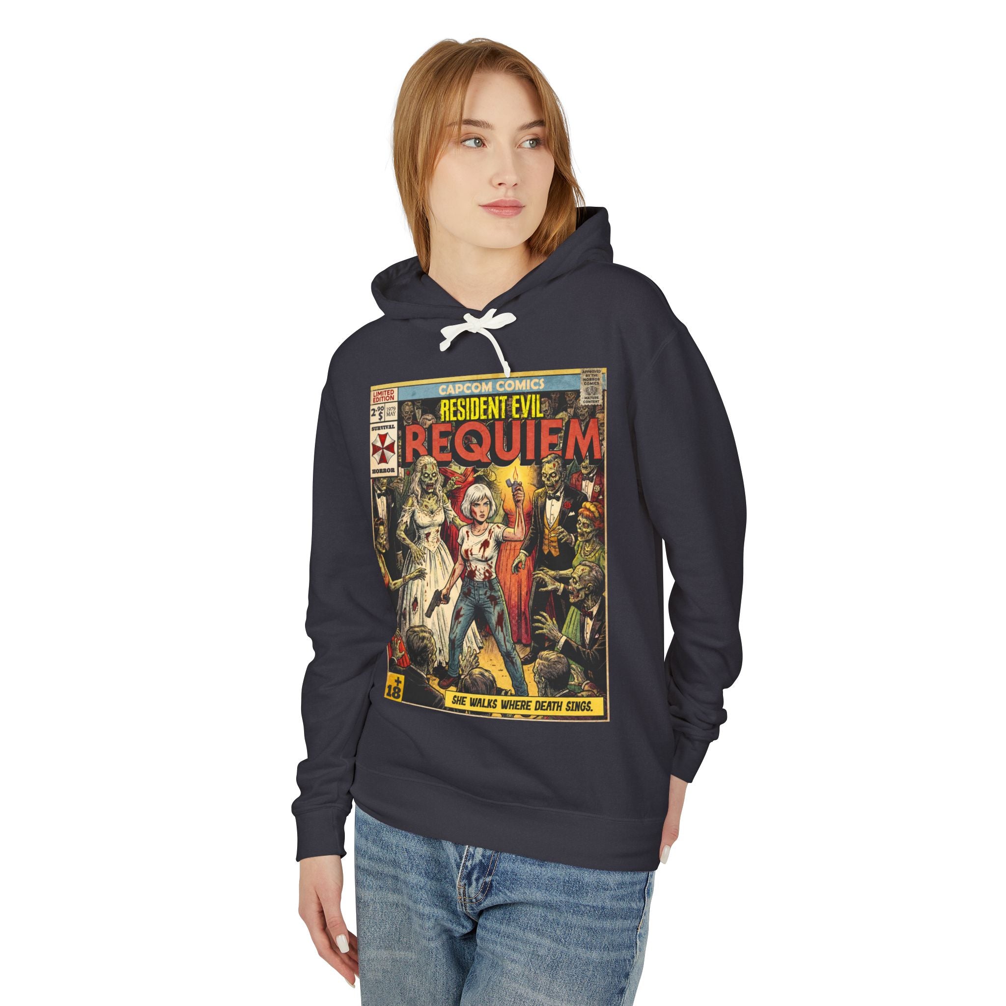 Resident Evil Requiem Comic Cover Hoodie