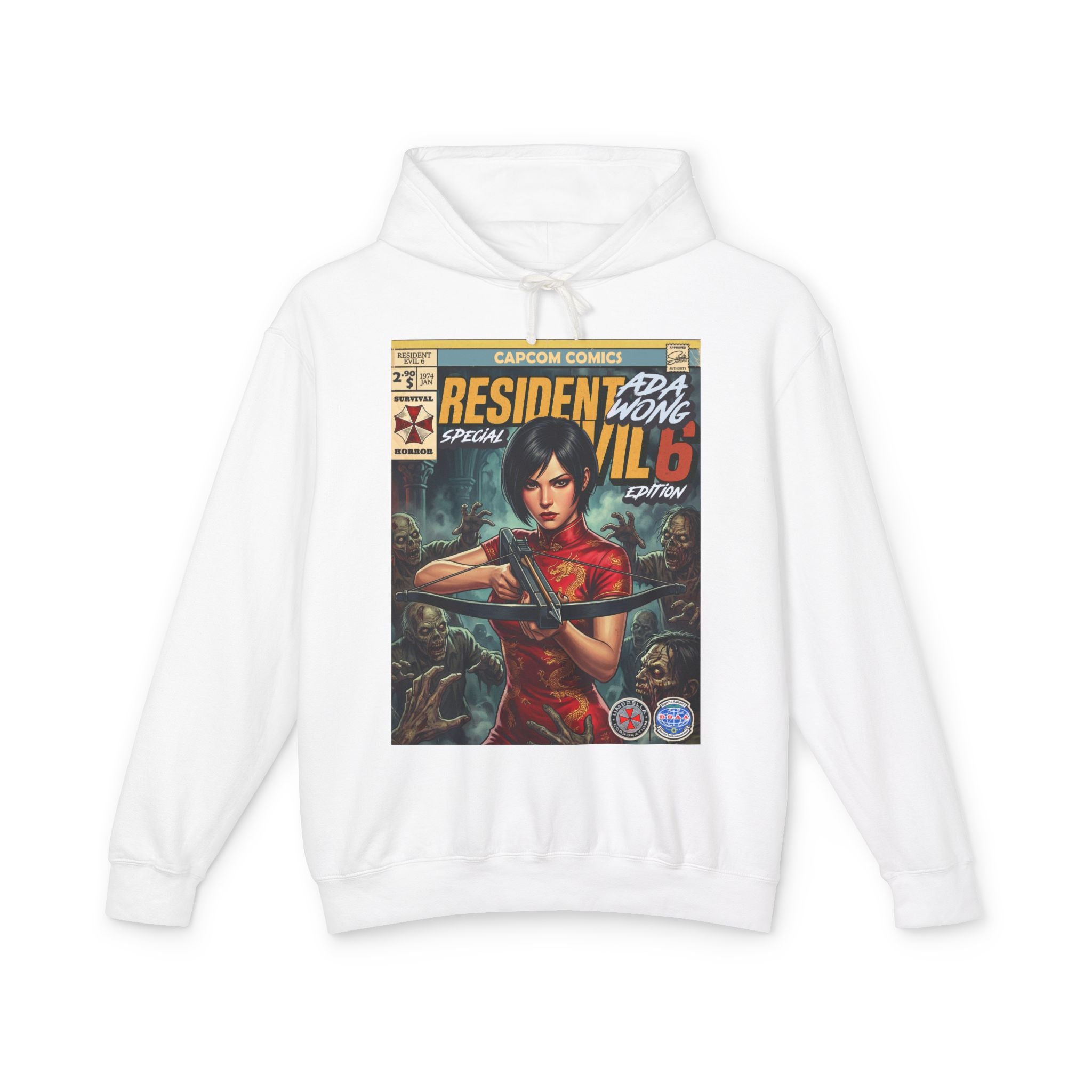 Ada Wong Resident Evil Comic Cover Hoodie
