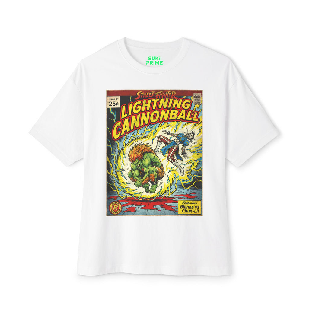 Blanka Street Fighter Comic Cover Oversized T-Shirt