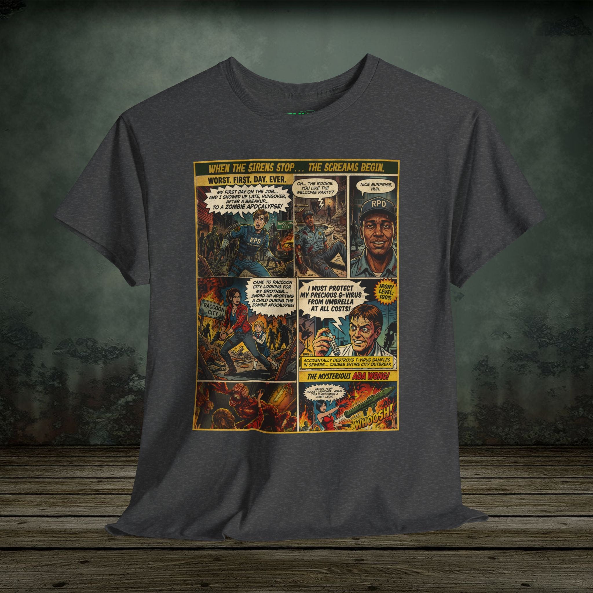 Resident Evil 2 | Vintage Retro Gaming T-Shirt