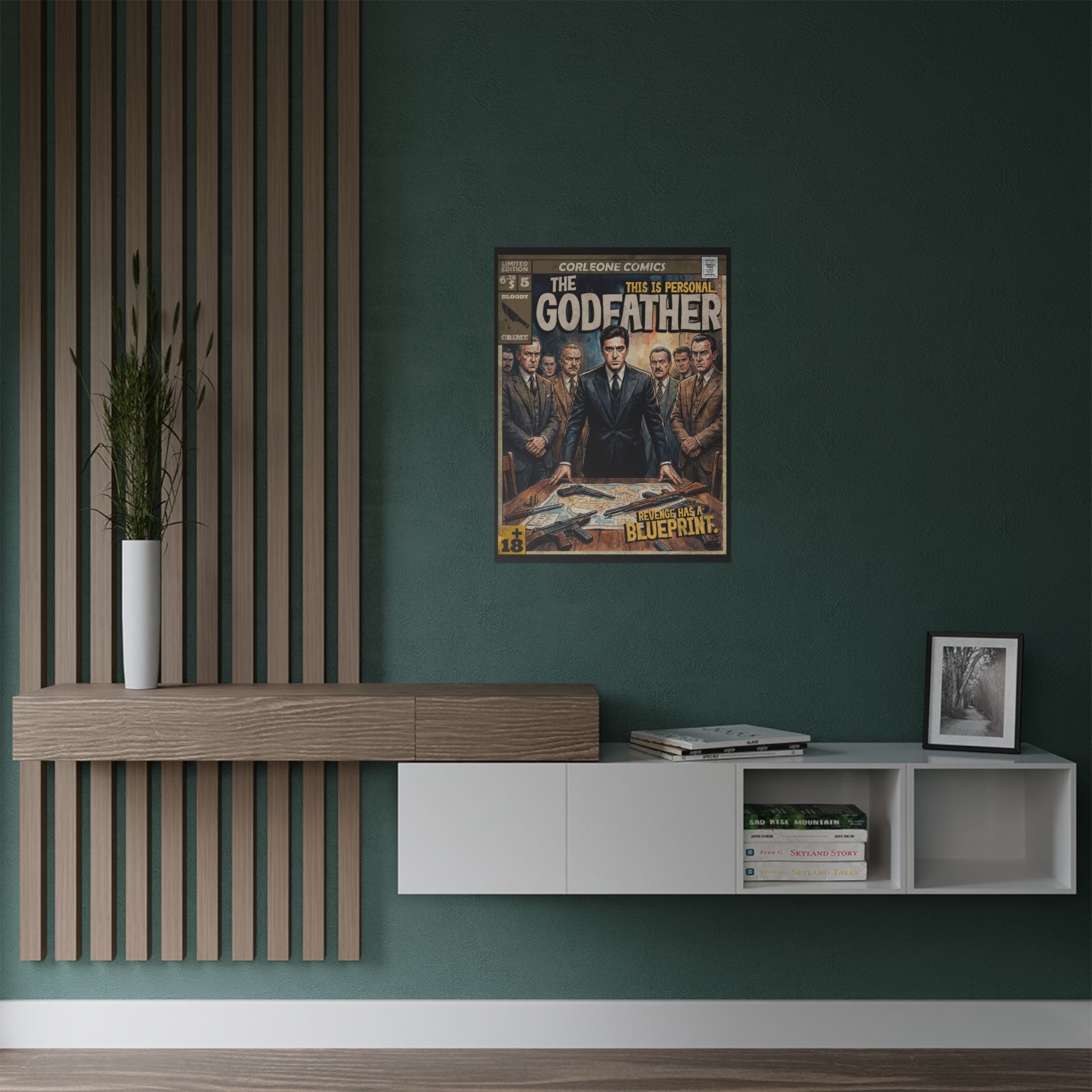 The Godfather Movie Comic Satin Poster (300gsm) 18″ x 24″ (Vertical)