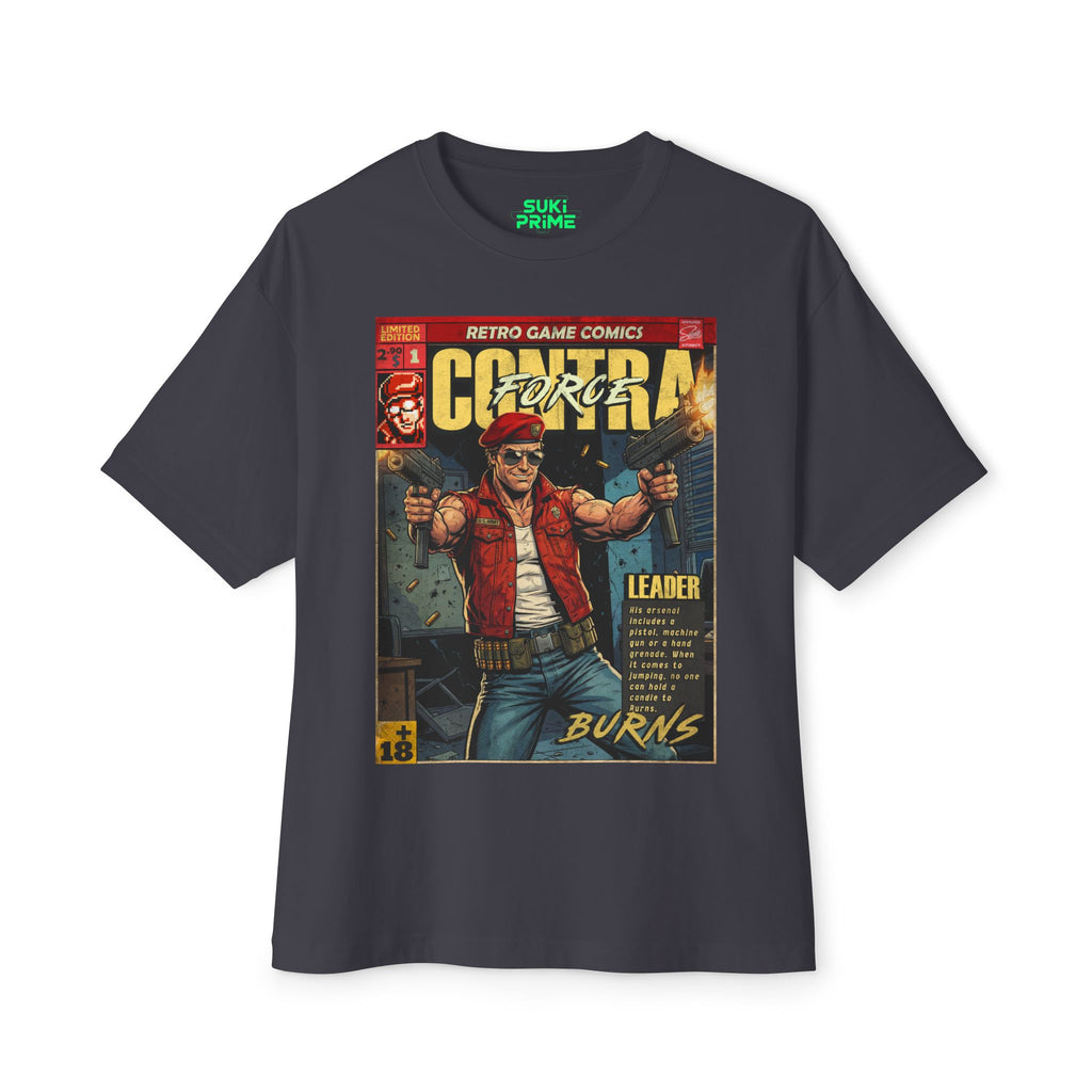 Contra Force Comic Cover Oversized T-Shirt