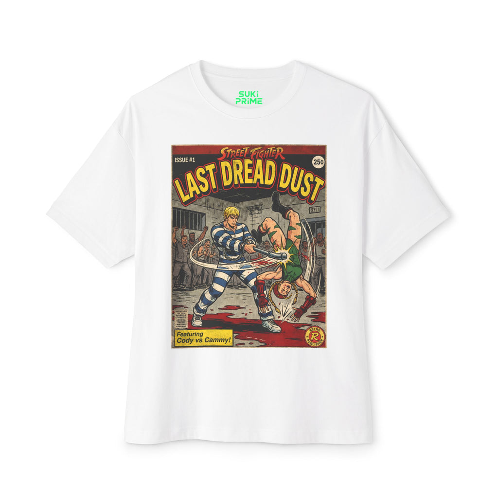 Cody Street Fighter Comic Cover Oversized T-Shirt