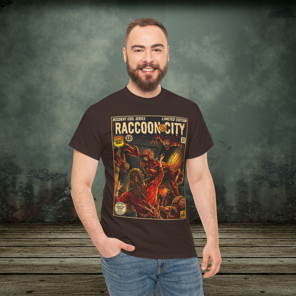 Resident Evil 2 Vintage Comic Art Gaming T-Shirt