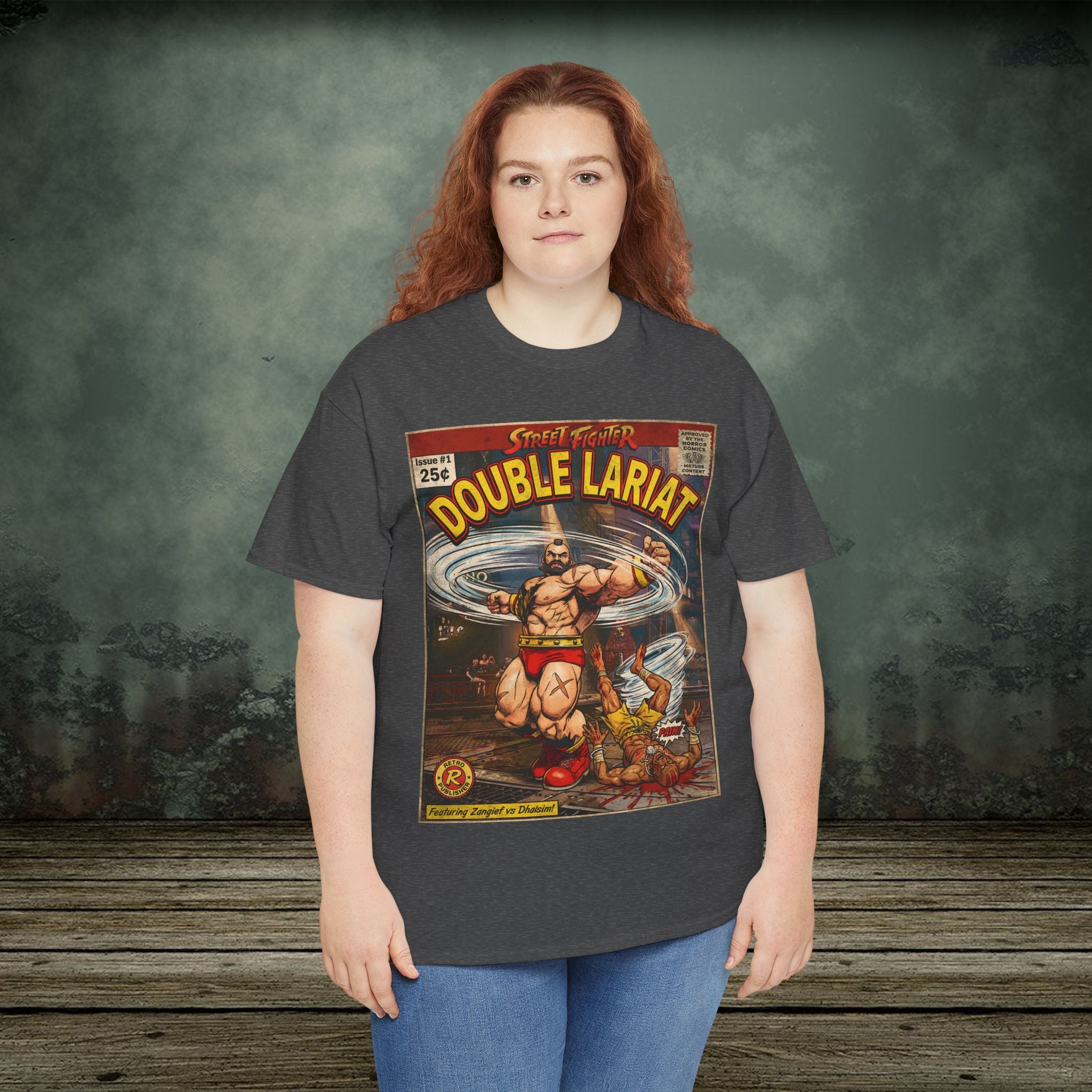 Street Fighter | Double Lariat | Vintage Retro Gaming T-Shirt