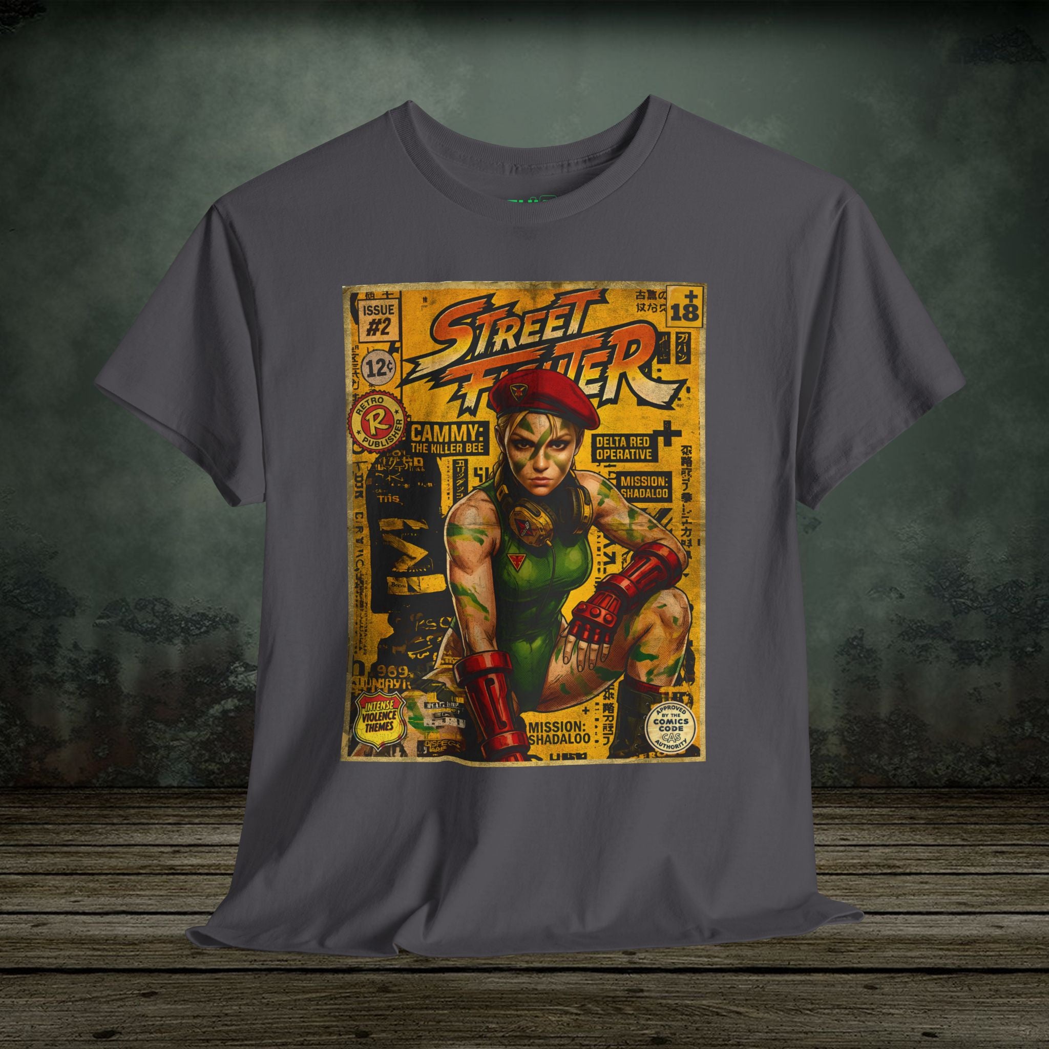 Street Fighter Cammy | Vintage Retro Gaming T-Shirt