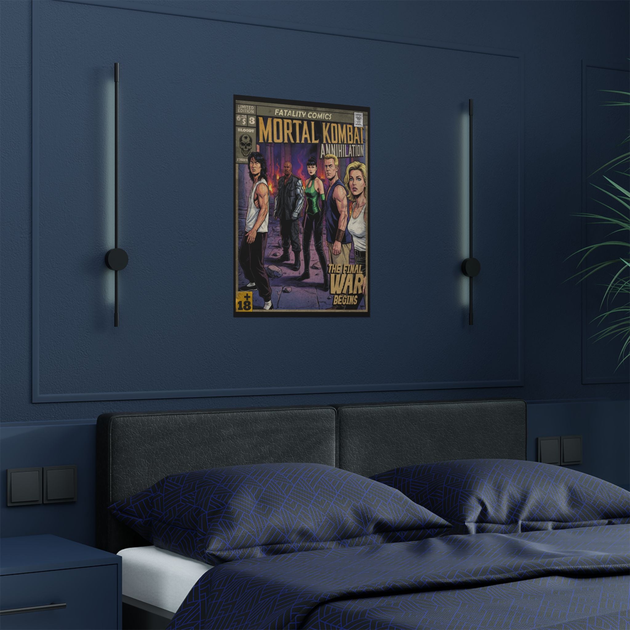Mortal Kombat: Annihilation Movie Comic Satin Poster (300gsm) 18″ x 24″ (Vertical)