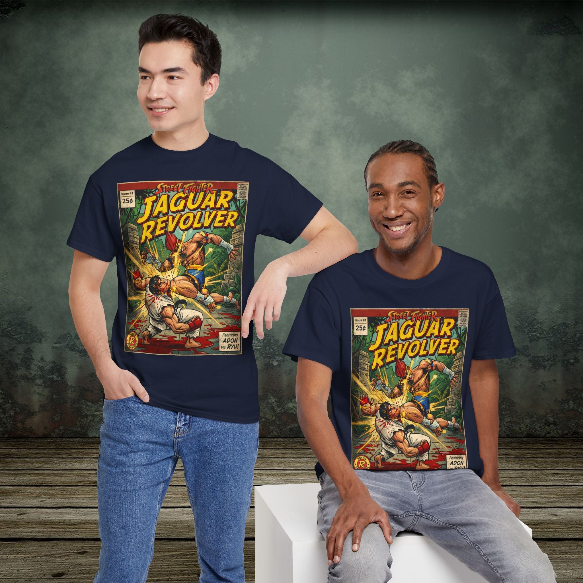Street Fighter | Jaguar Revolver | Vintage Retro Gaming T-Shirt