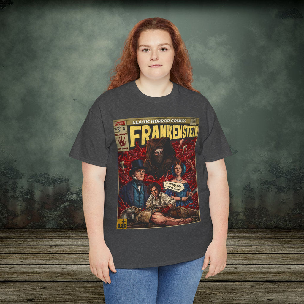 Frankenstein Vintage Retro Comic Cover T-Shirt