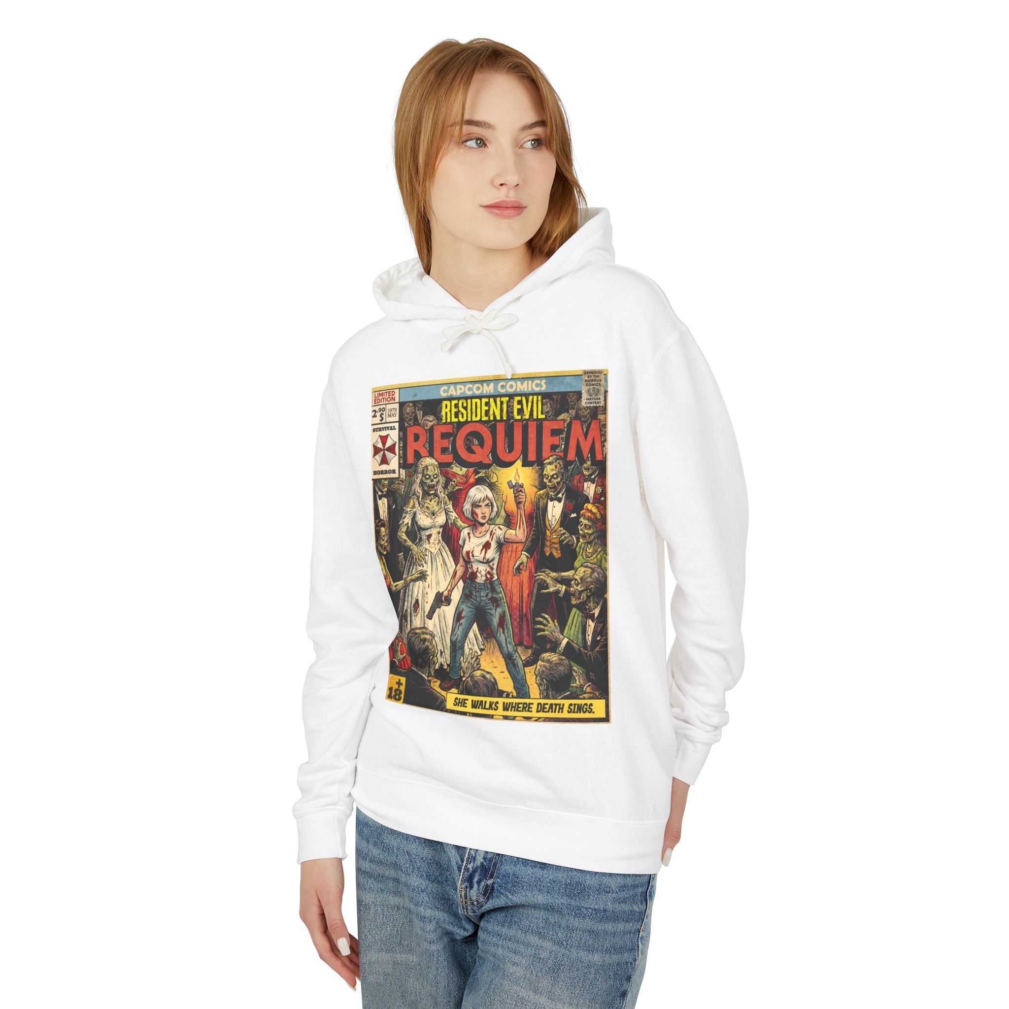 Resident Evil Requiem Comic Cover Hoodie