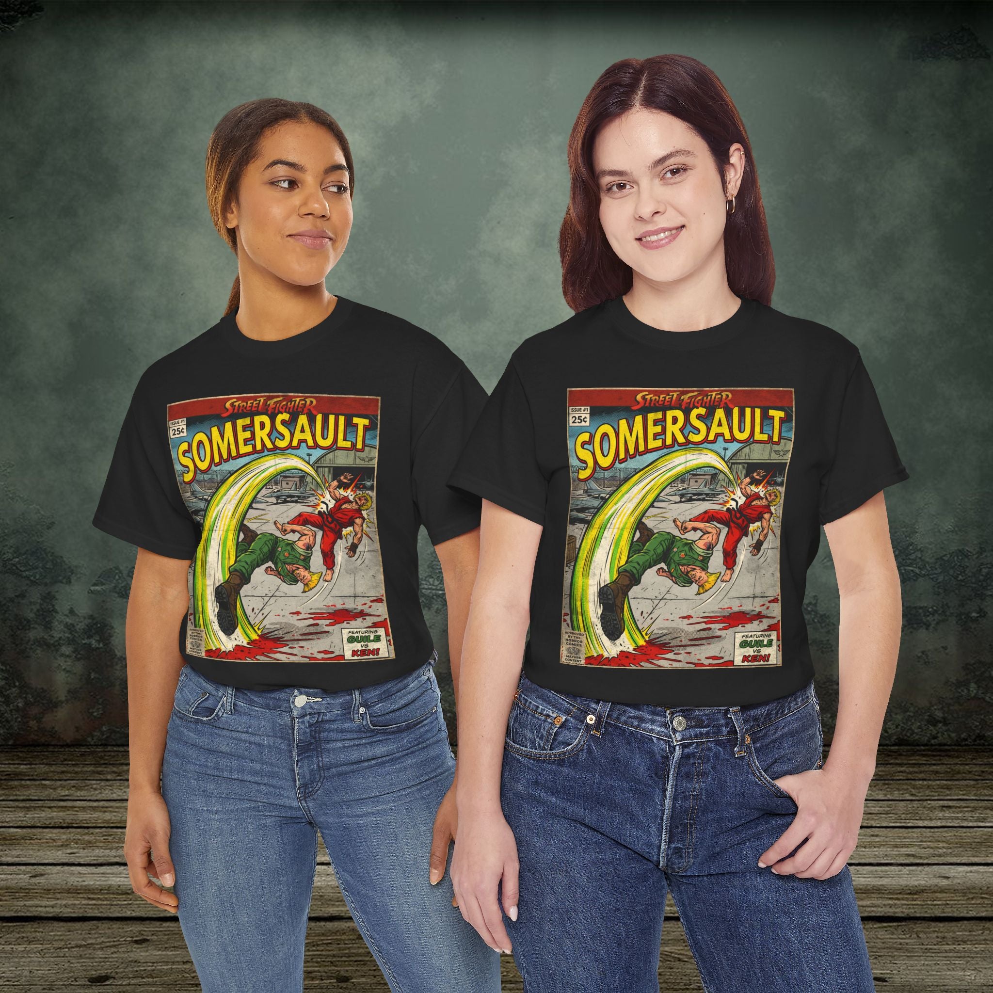 Street Fighter | Sumersault | Vintage Retro Gaming T-Shirt
