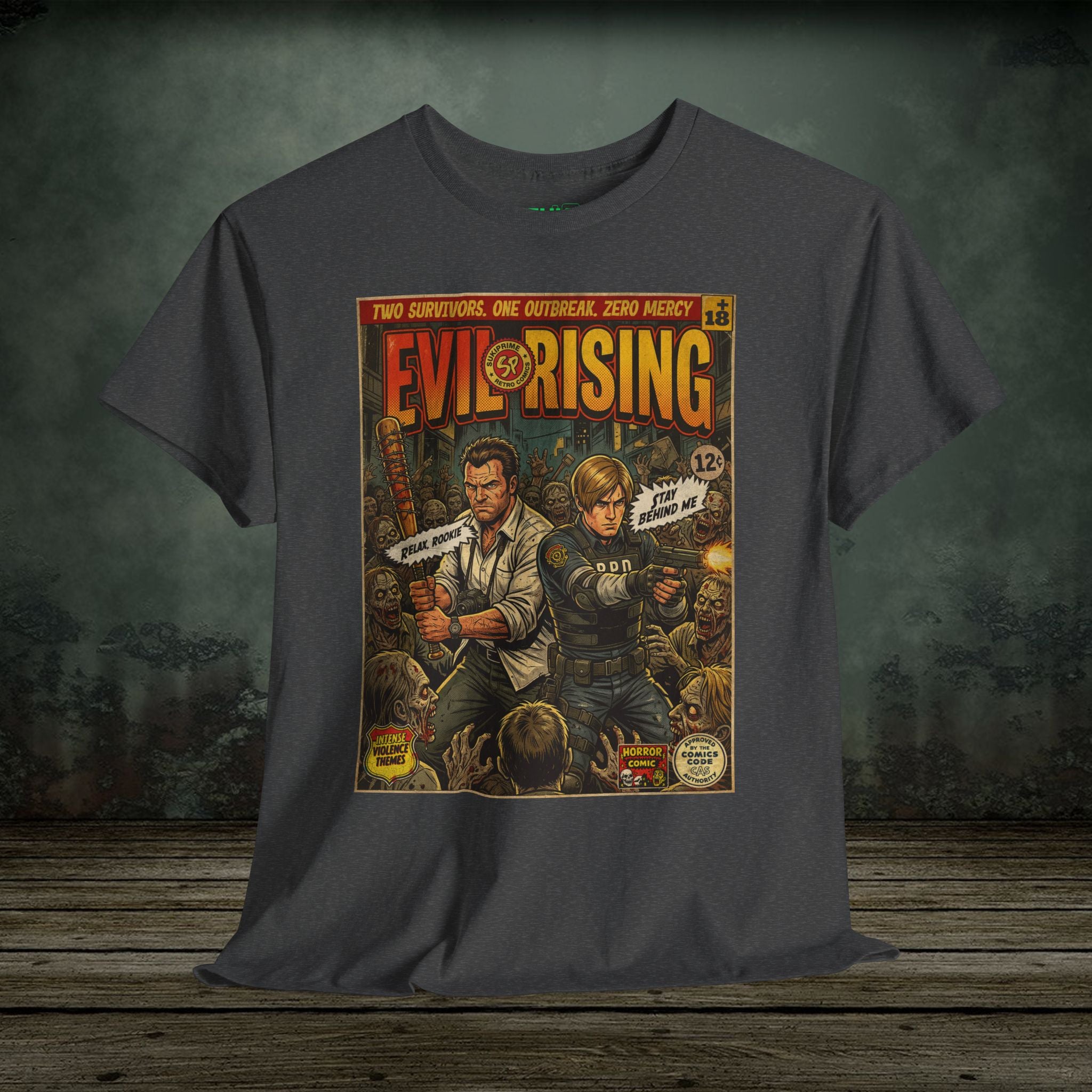 Evil Rising | Vintage Retro Gaming T-Shirt