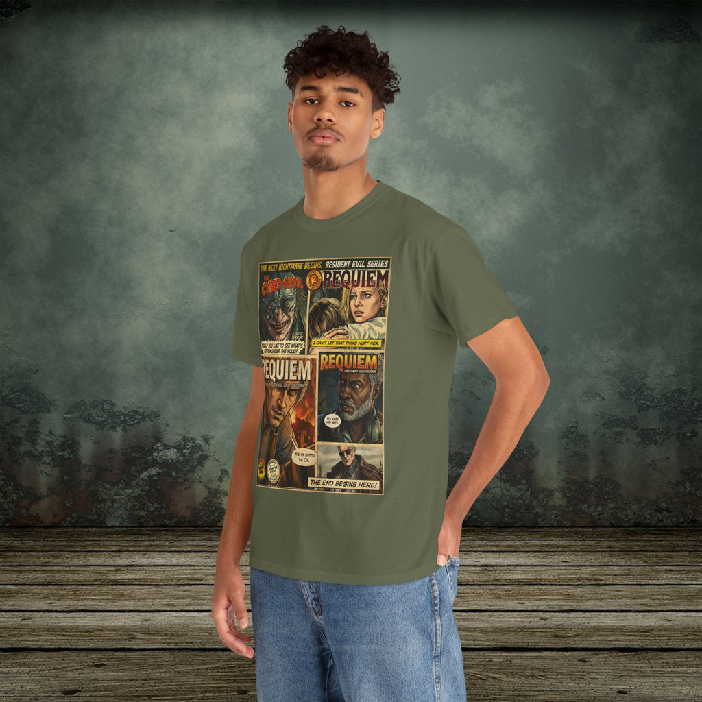 Resident Evil Requiem | Vintage Retro Gaming T-Shirt