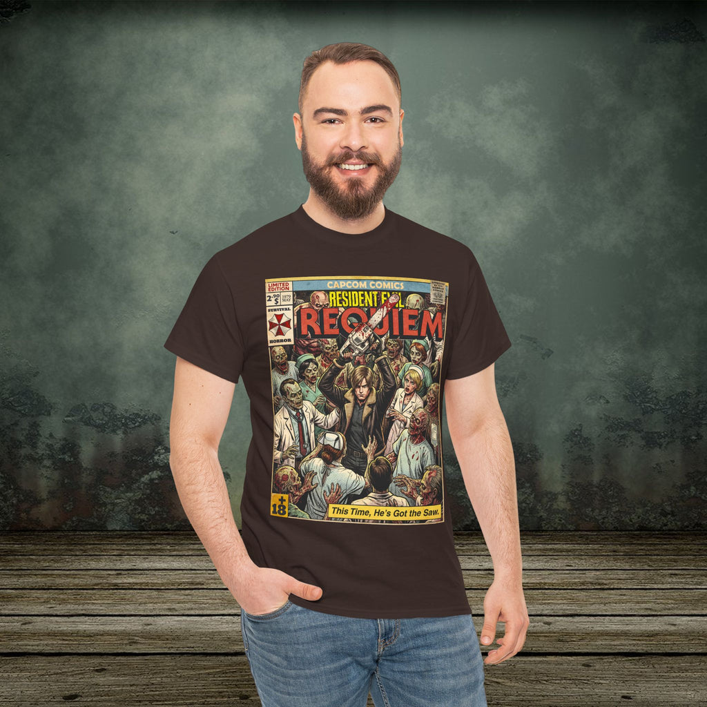 Resident Evil Requiem | Vintage Retro Gaming T-Shirt