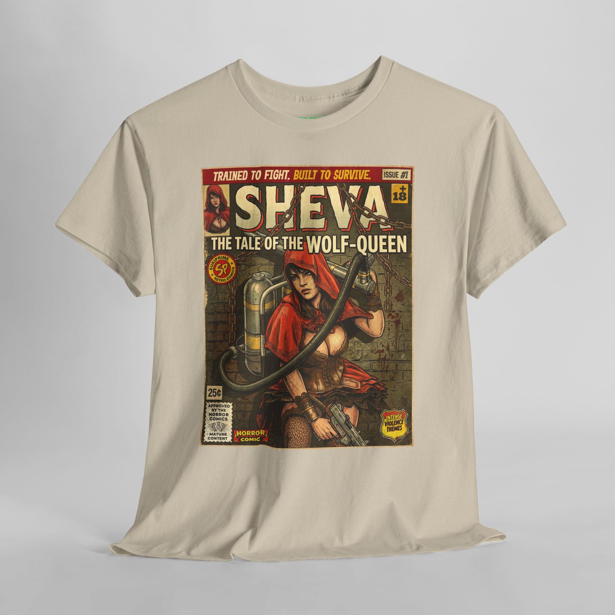 Resident Evil Sheva Comic Art T-Shirt. Retro vintage comic art themed gaming t-shirt by SukiPrime