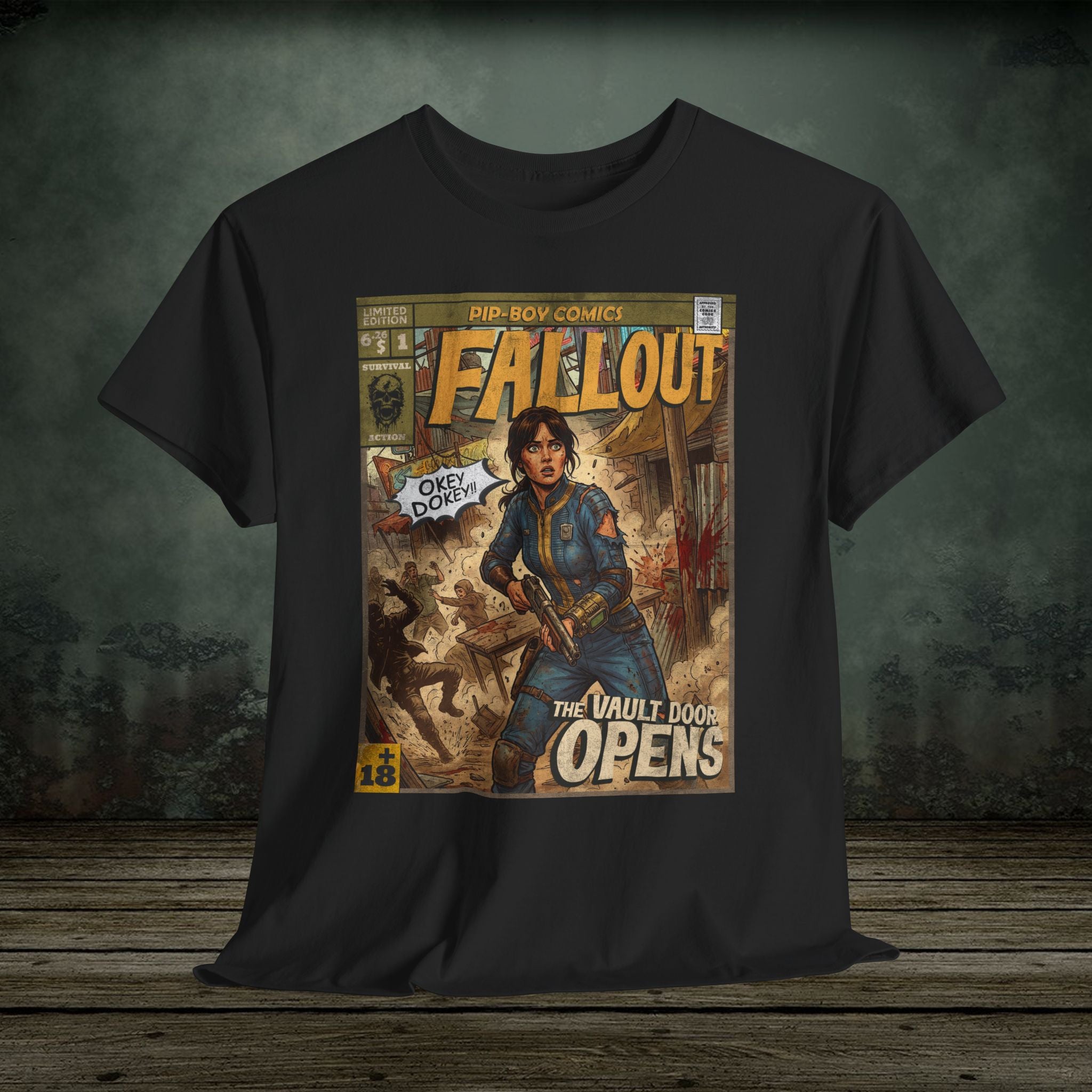 Vault Door Opens - Vintage Retro TV Series T-Shirt - SukiPrime