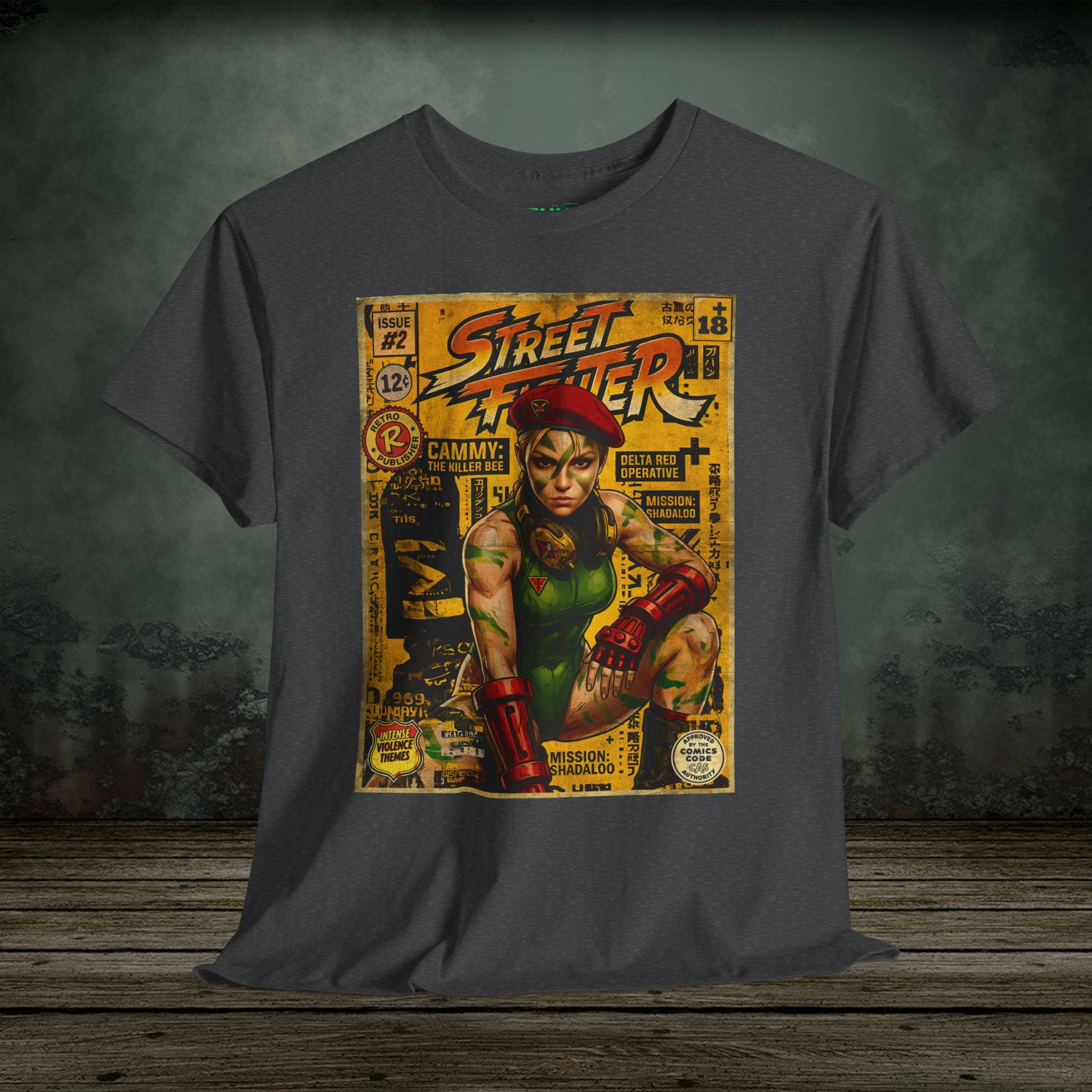 Street Fighter Cammy | Vintage Retro Gaming T-Shirt