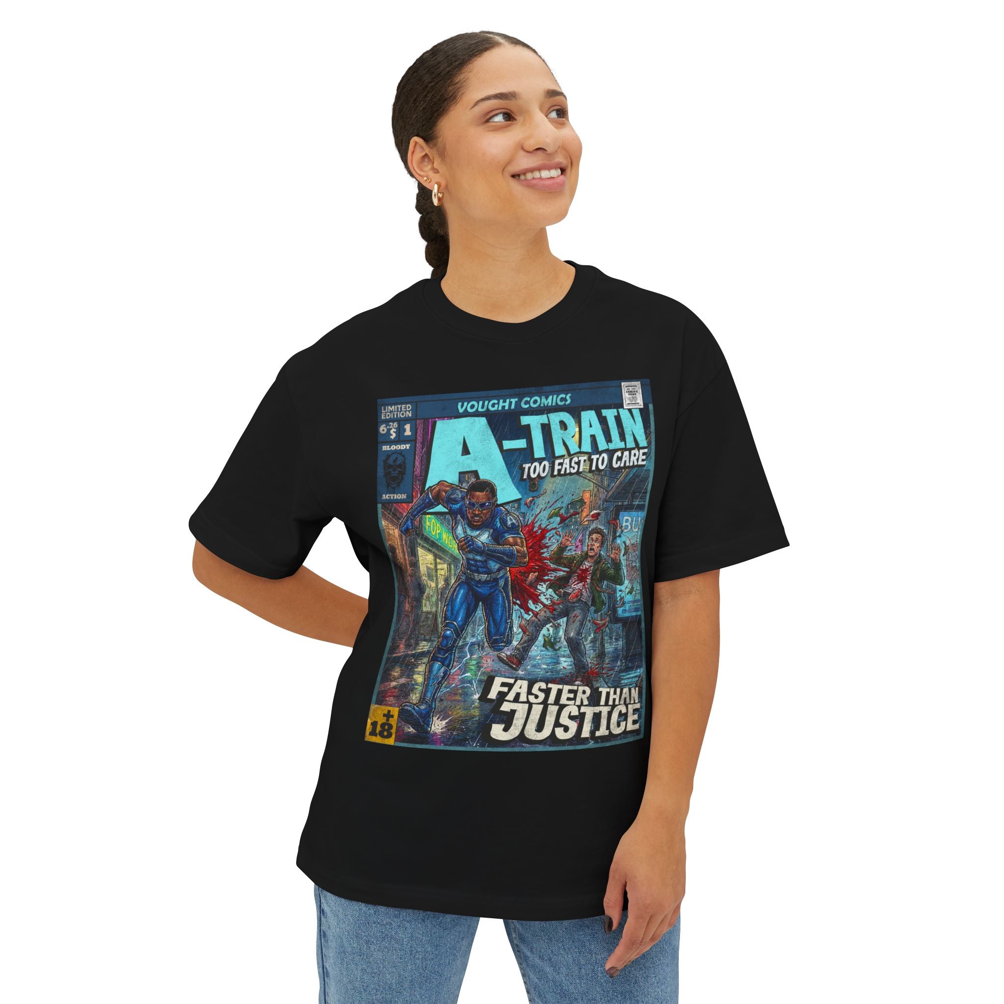 The Boys Comic Cover Oversized T‑Shirt