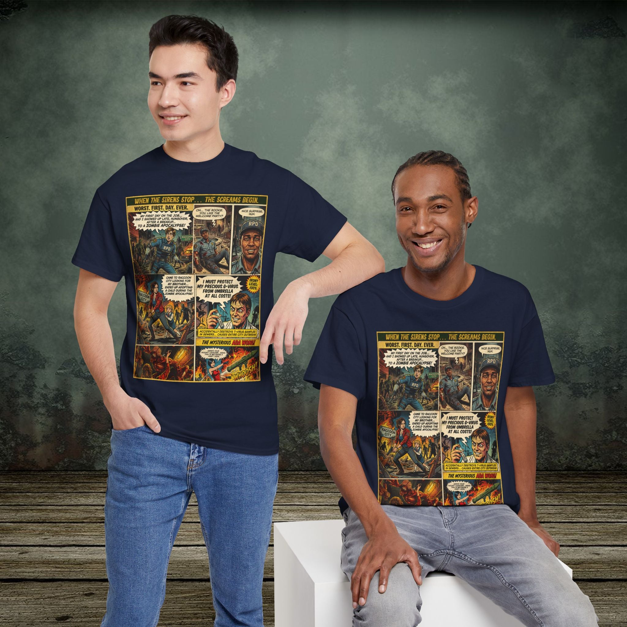 Resident Evil 2 | Vintage Retro Gaming T-Shirt