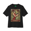 Black t-shirt with Ada Wong graphic design on a white background featuring unique vintage comic cover art, High-quality gaming apparel for retro horror fans by sukiprime