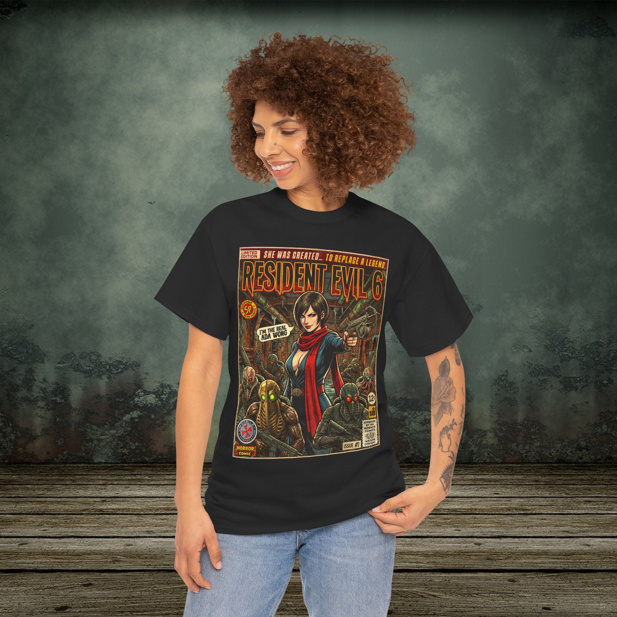 Resident Evil 6 Comic Art T-Shirt