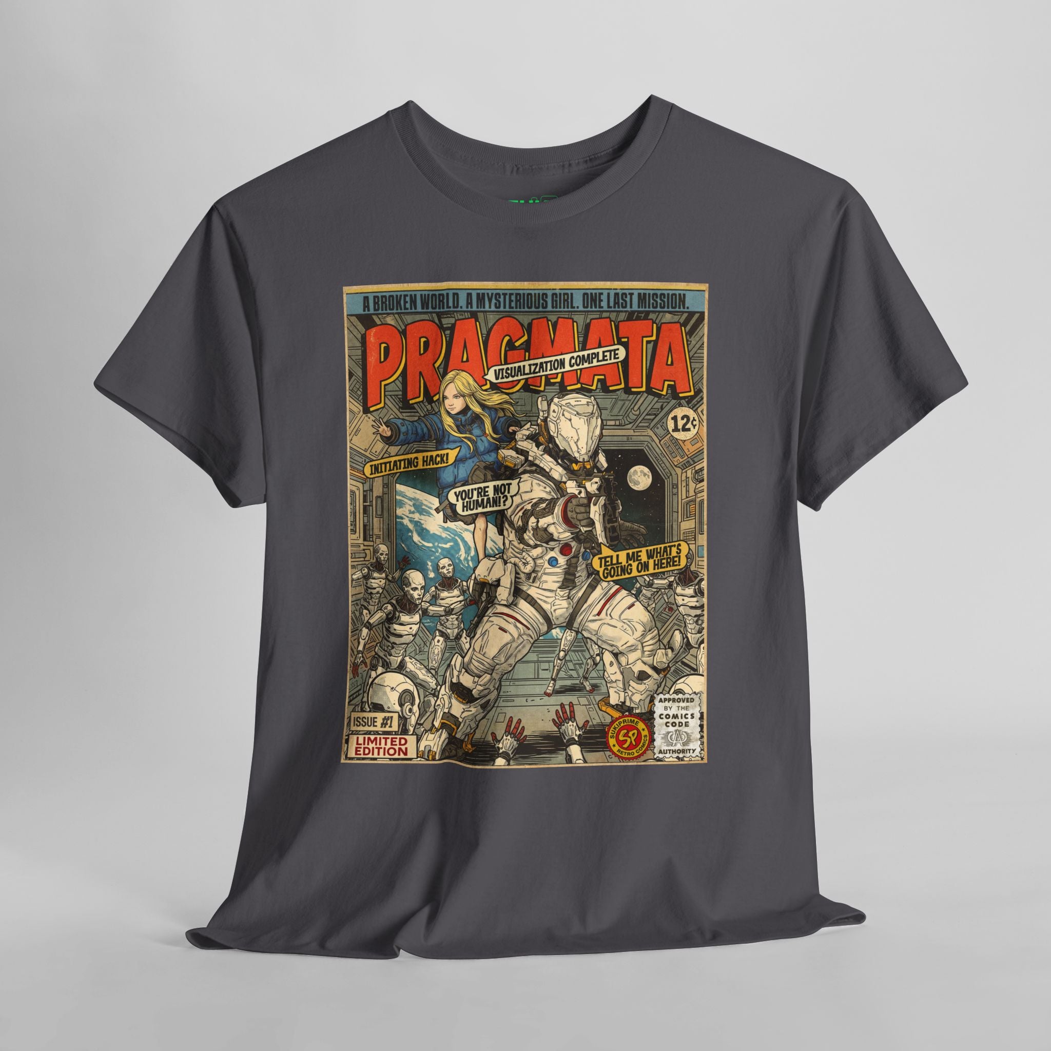 Pragmata Game Comic Art T-Shirt