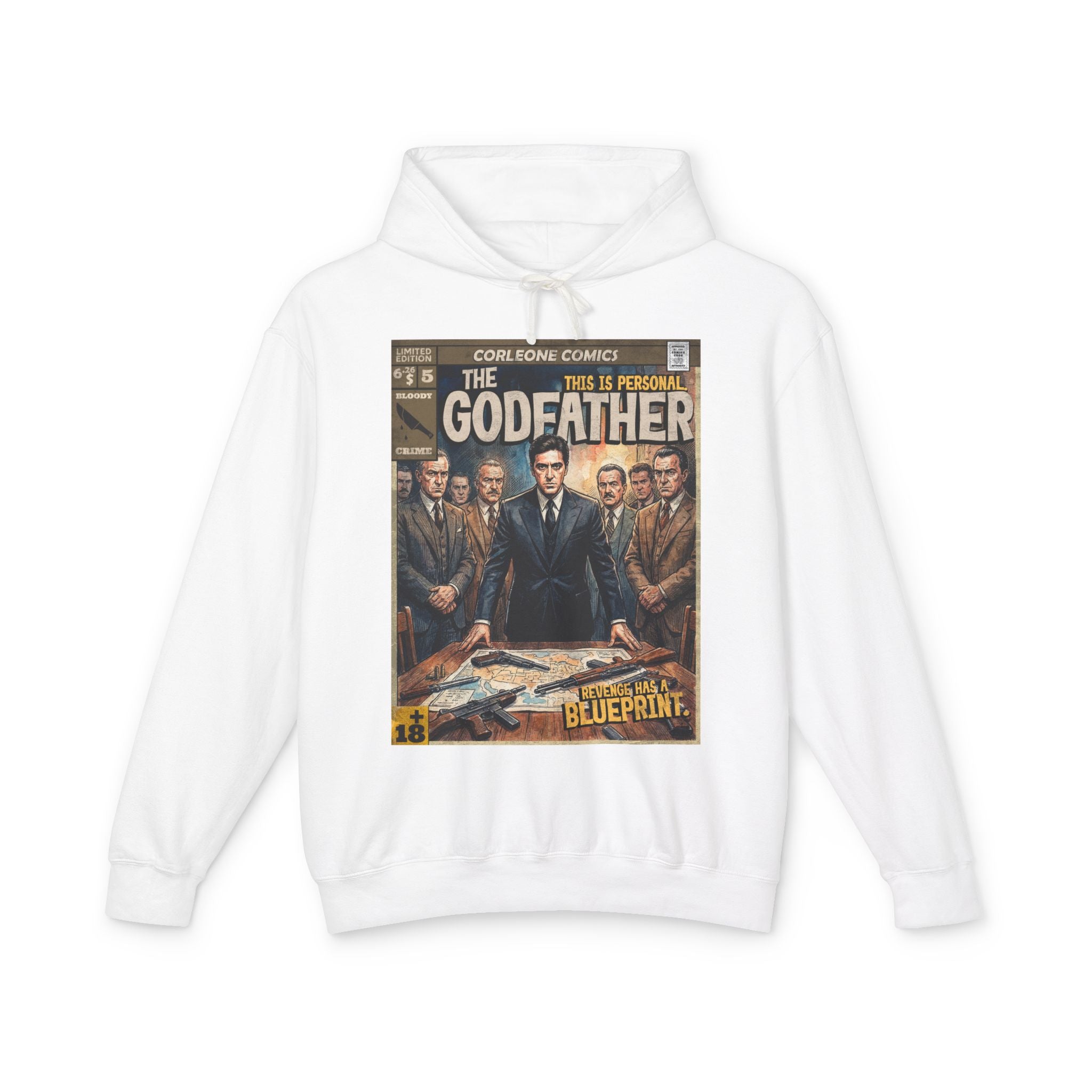 The Godfather Movie Comic Cover Hoodie
