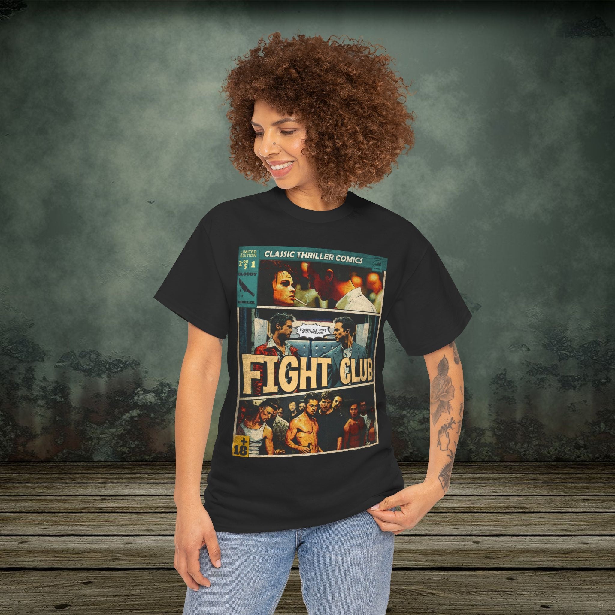 Fight Club Retro Classic Movie Vintage T-Shirt