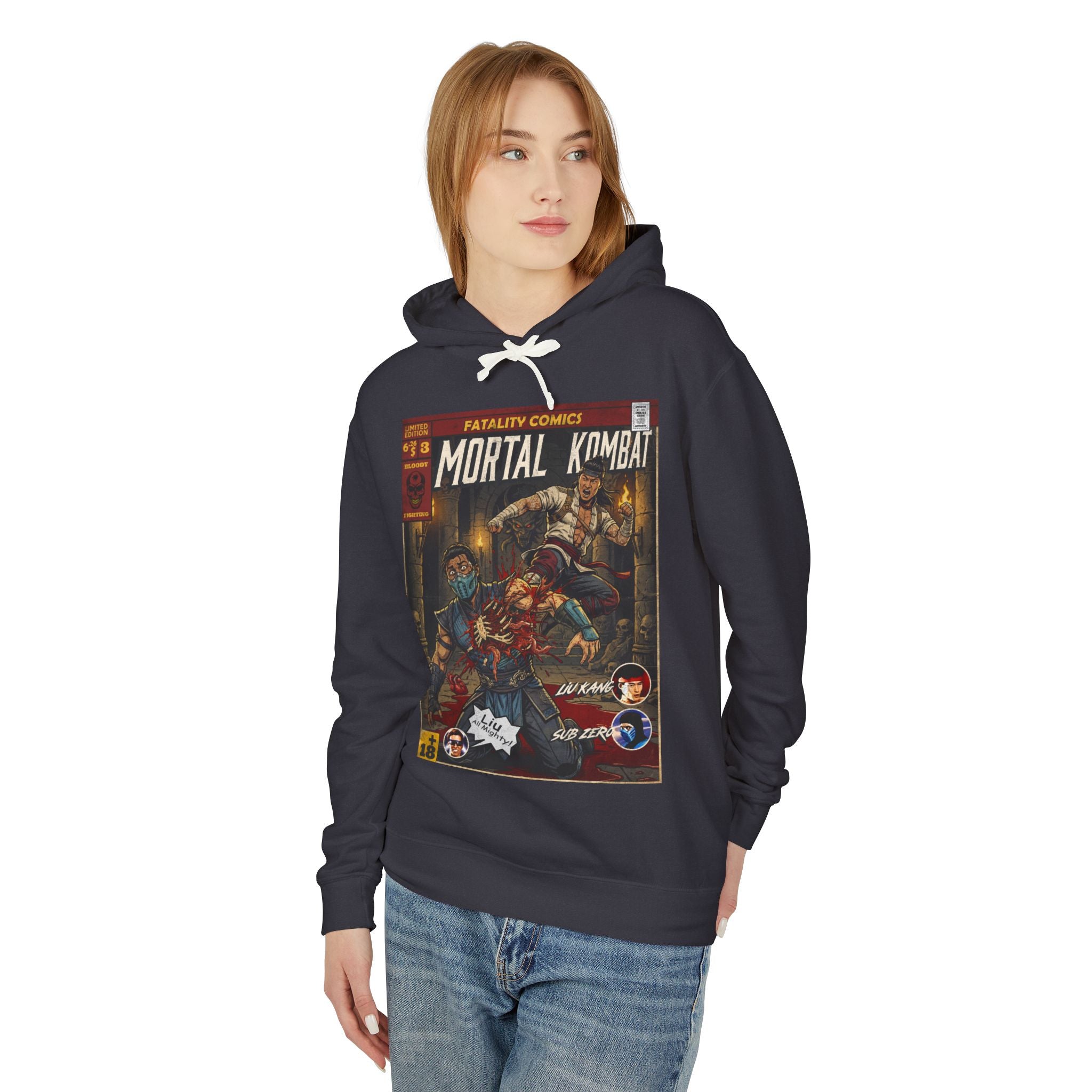 Liu Kang Mortal Kombat Comic Cover Hoodie