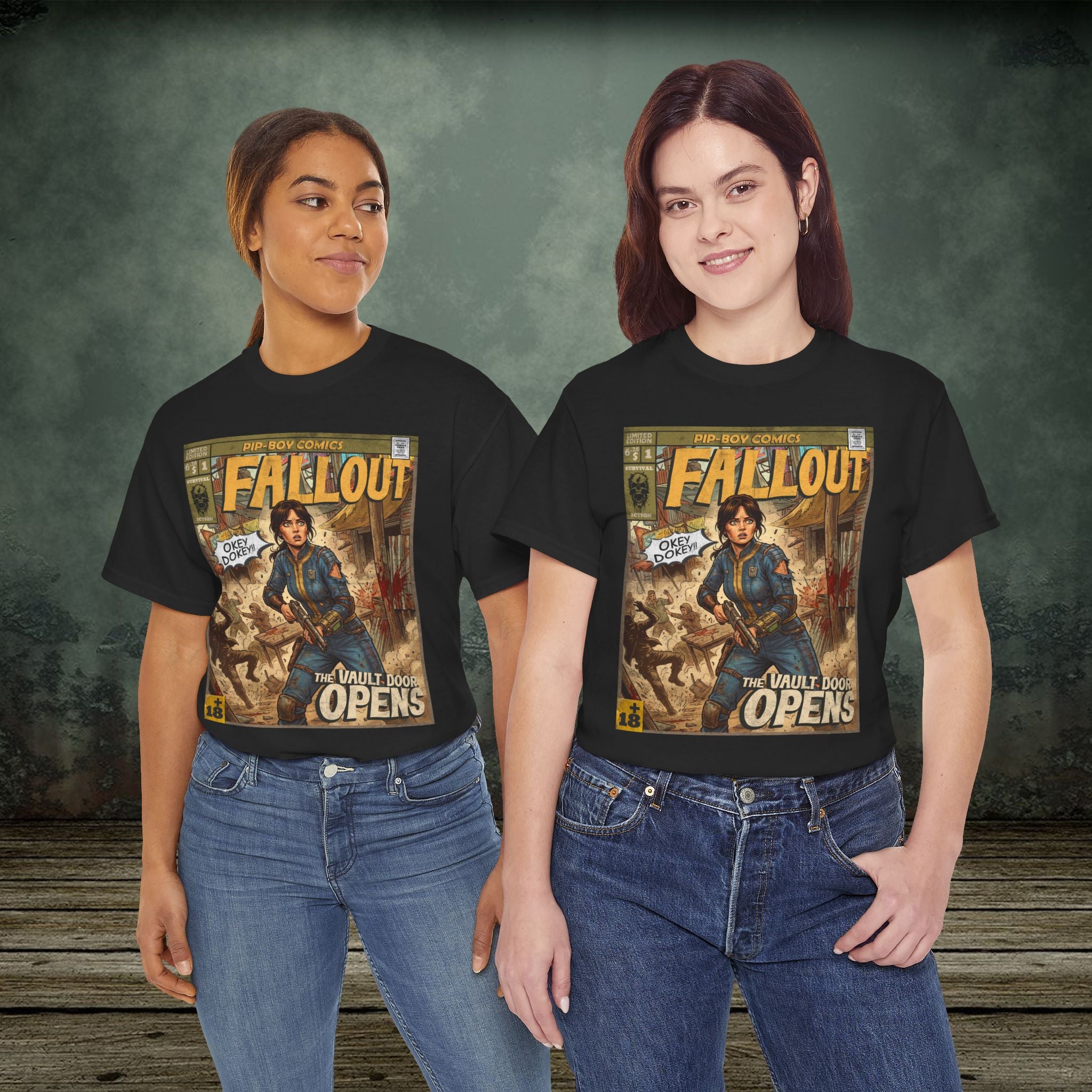 Vault Door Opens - Vintage Retro TV Series T-Shirt - SukiPrime