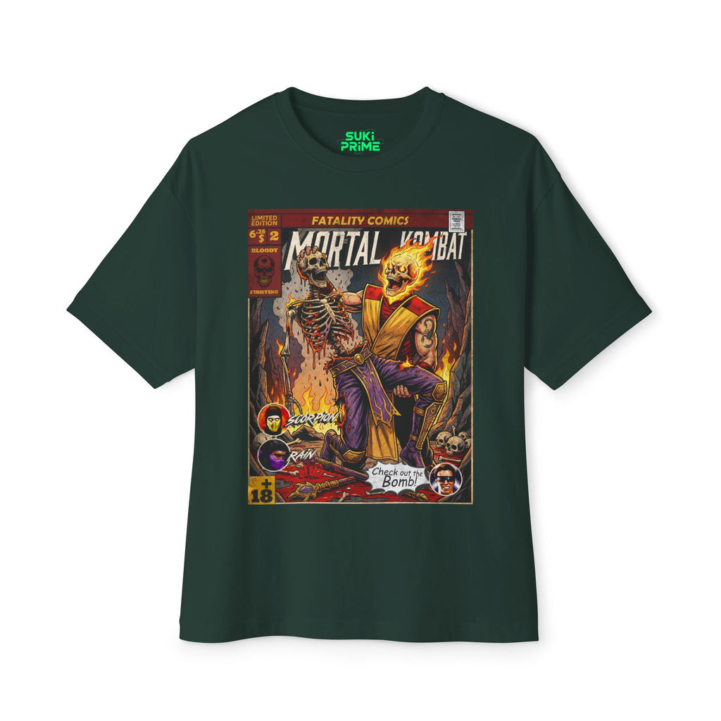 Scorpion Comic Cover Oversized T-Shirt