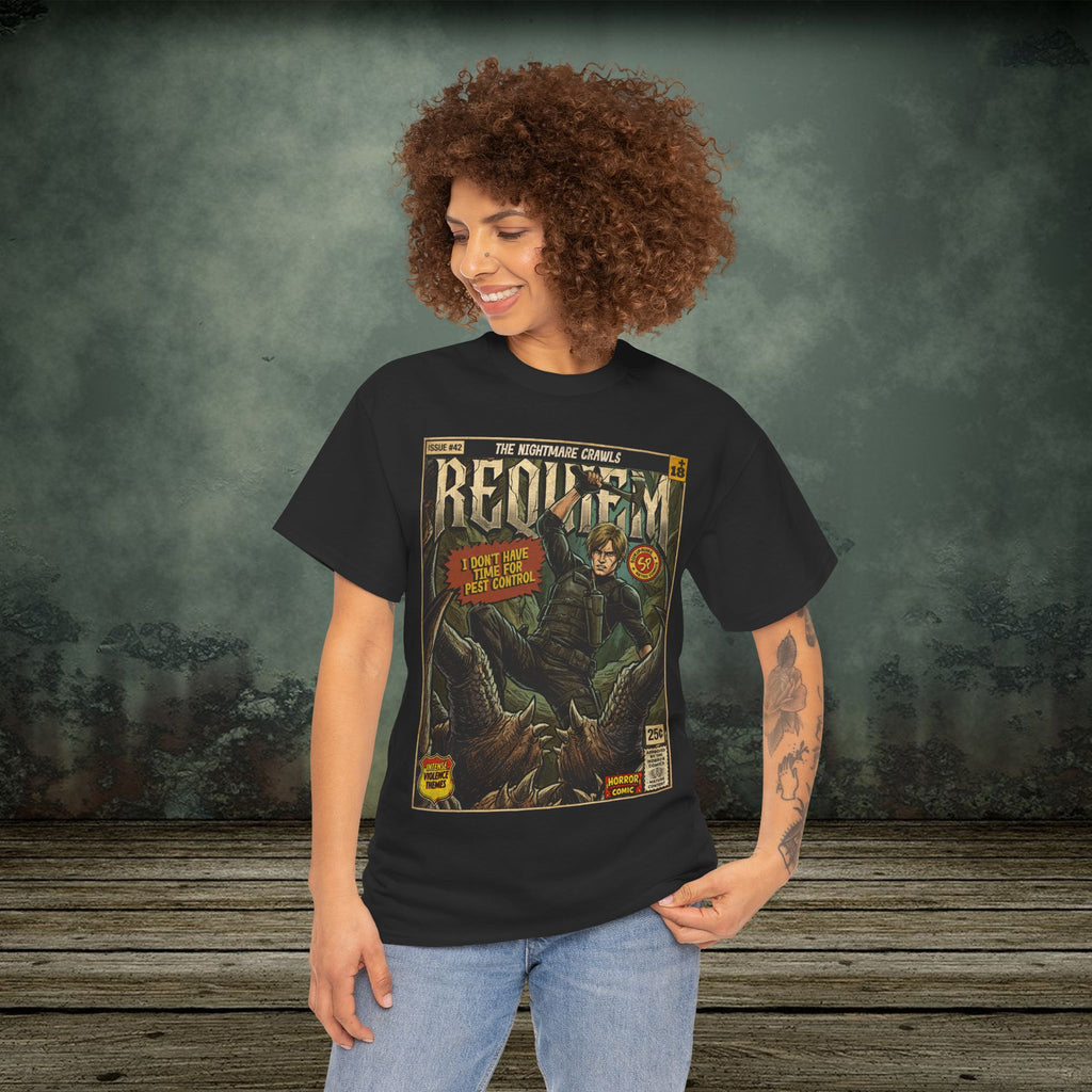 Resident Evil Requiem | Vintage Retro Gaming T-Shirt