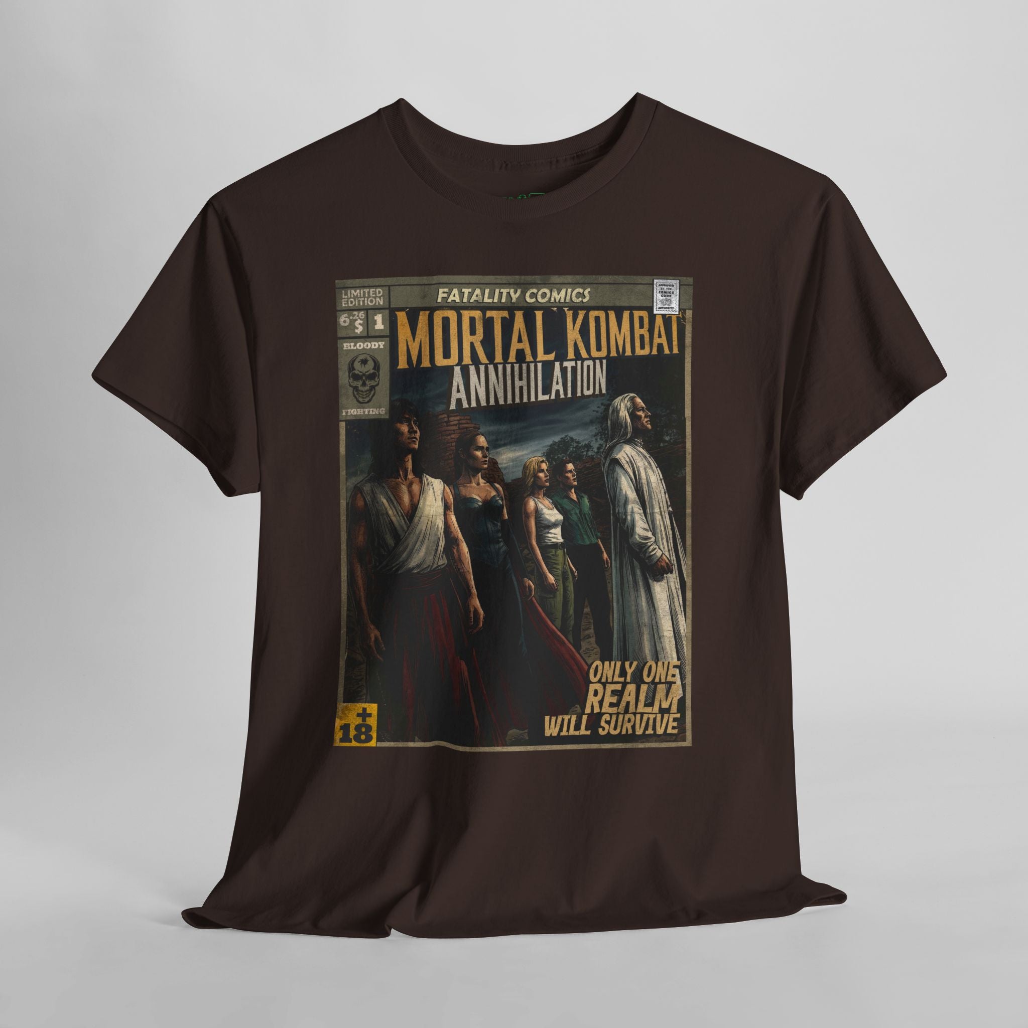Mortal Kombat Vintage Retro Comic Cover T-Shirt