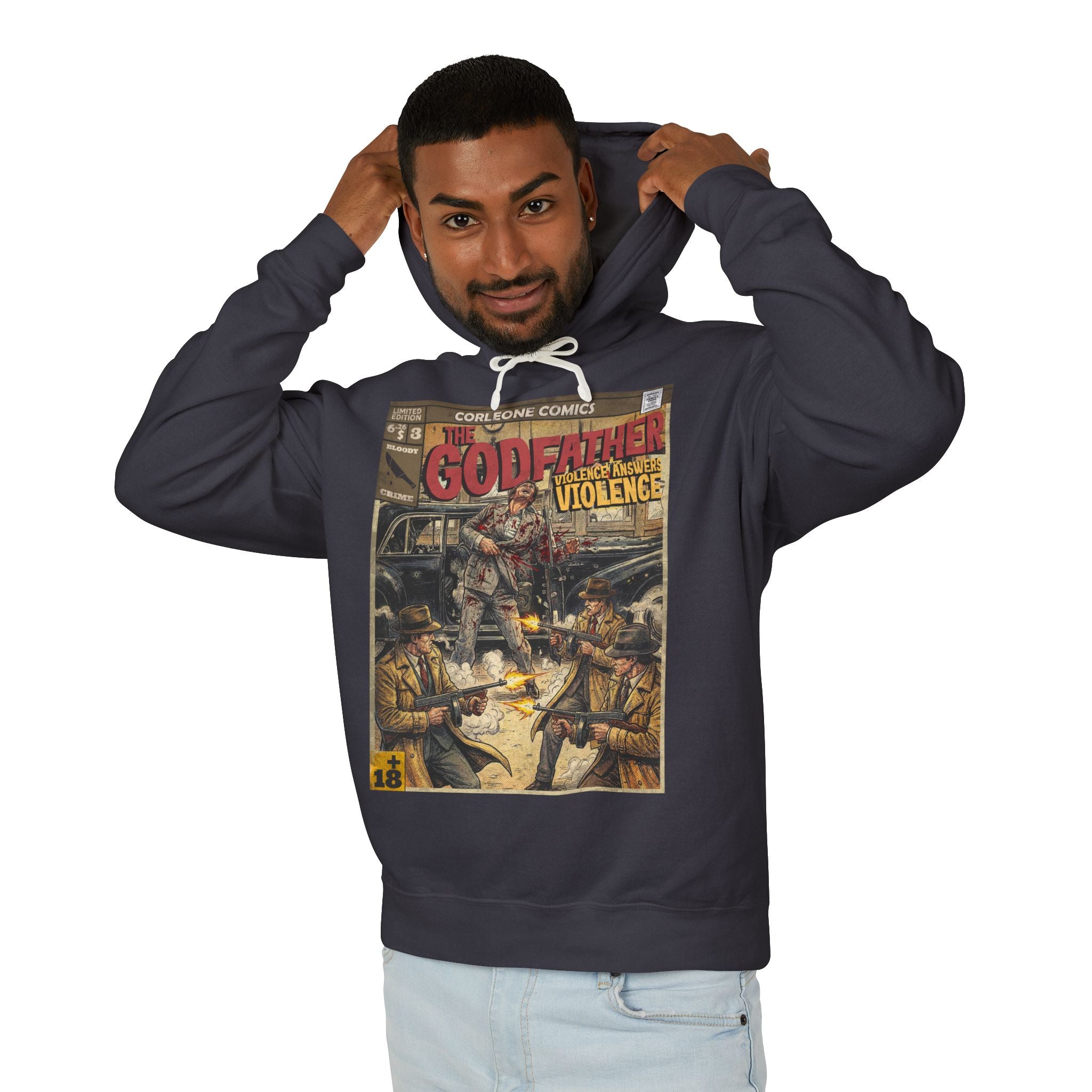 The Godfather Movie Comic Cover Hoodie