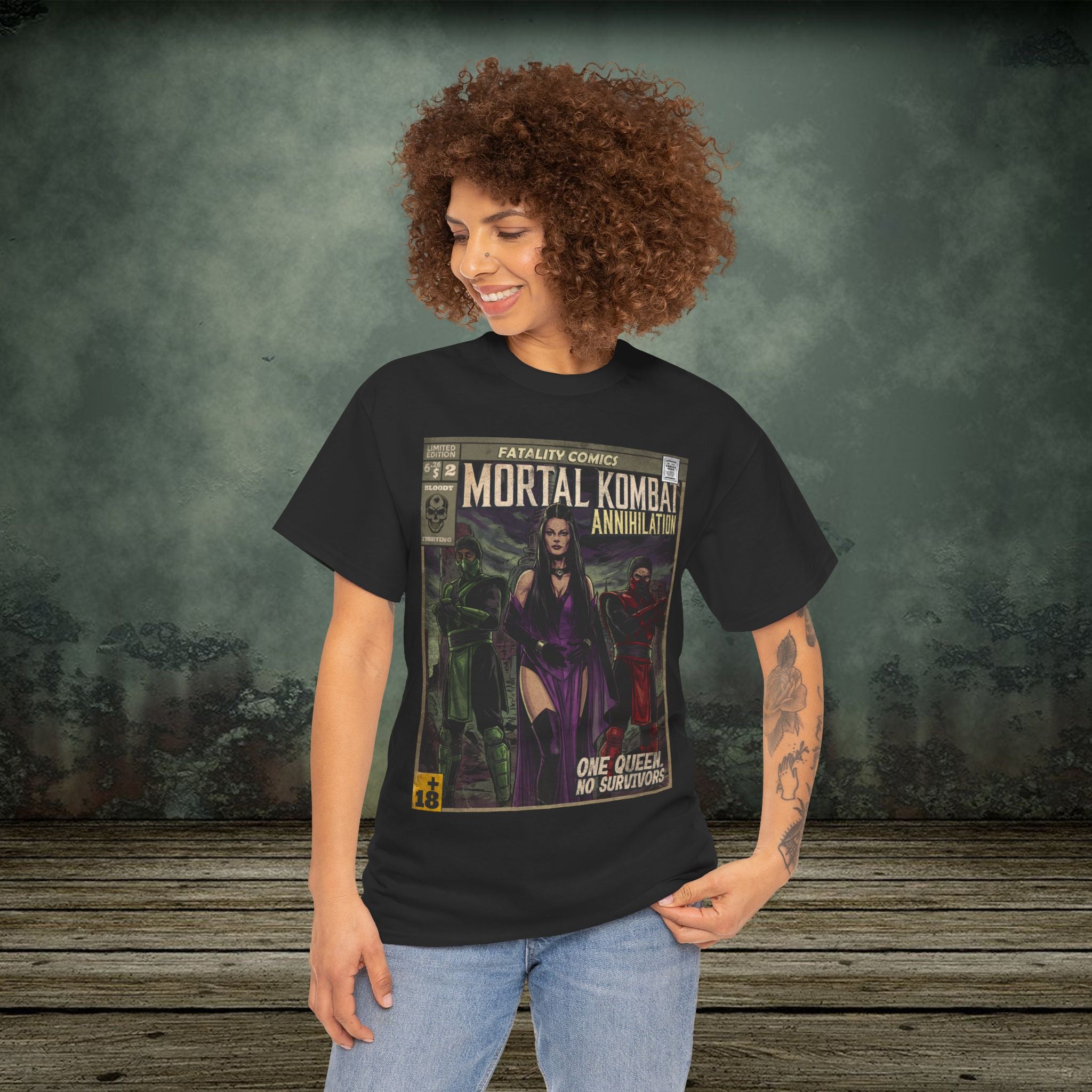 Mortal Kombat Vintage Retro Comic Cover T-Shirt