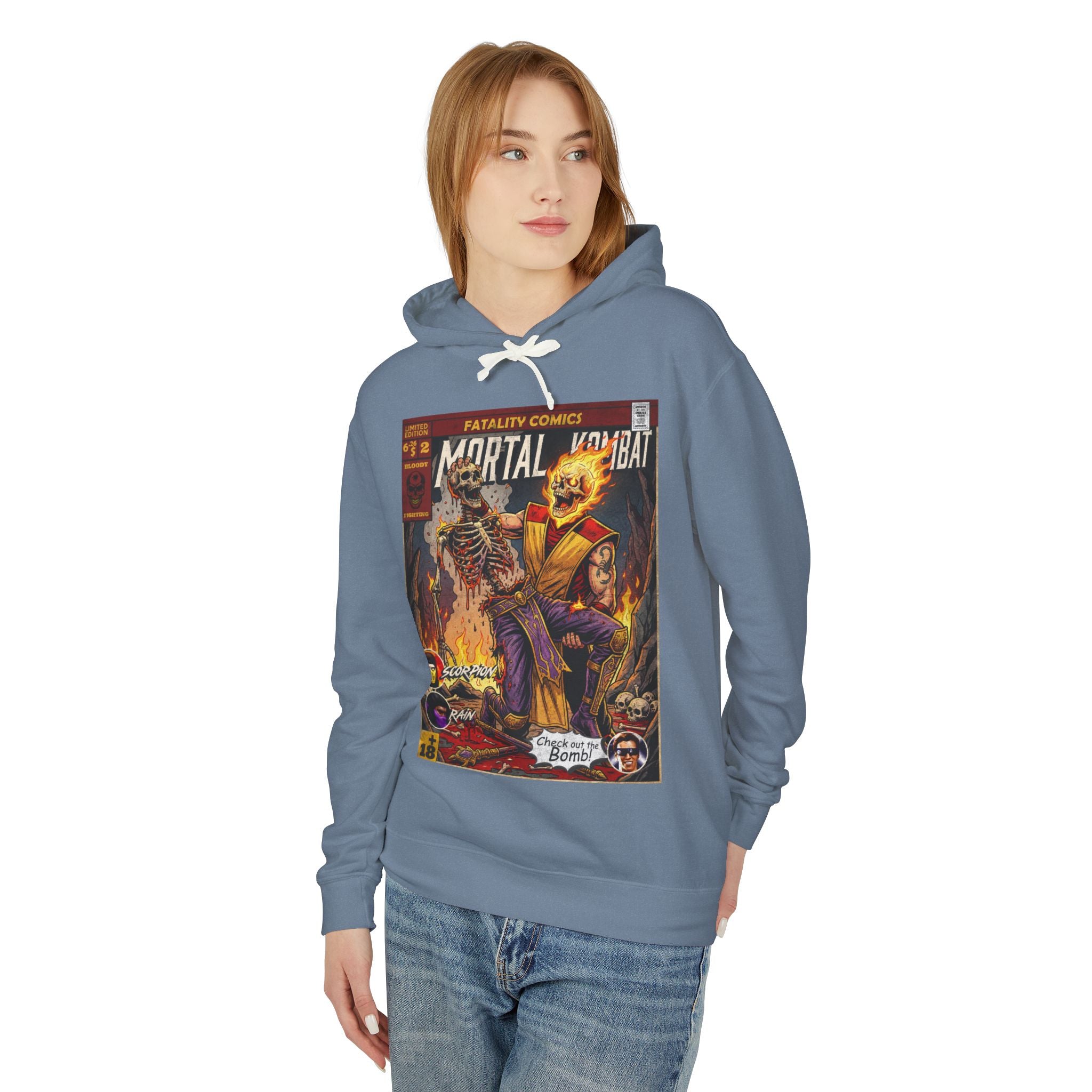 Scorpion Mortal Kombat Comic Cover Hoodie