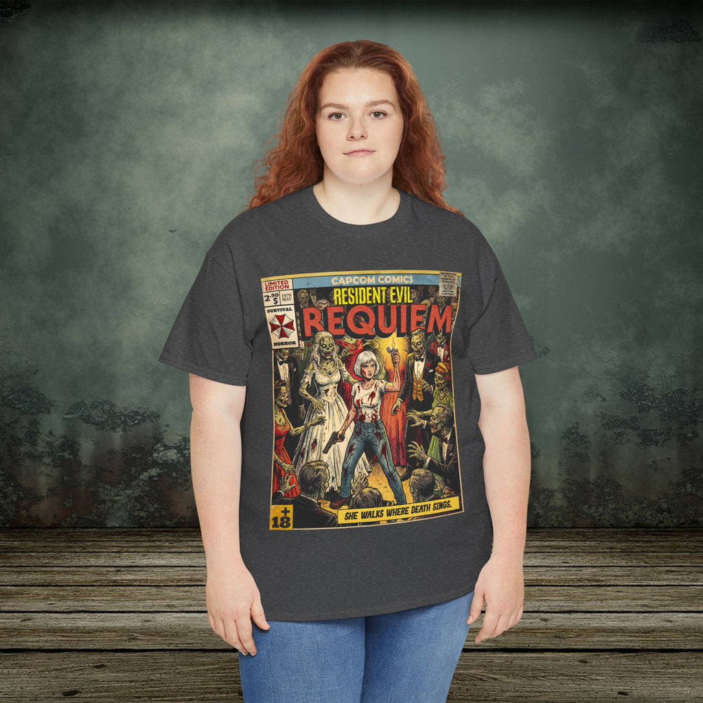 Resident Evil Requiem | Vintage Retro Gaming T-Shirt