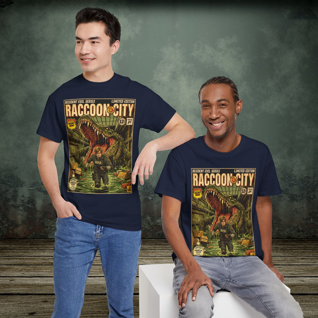 Resident Evil 2 Vintage Comic Art Gaming T-Shirt