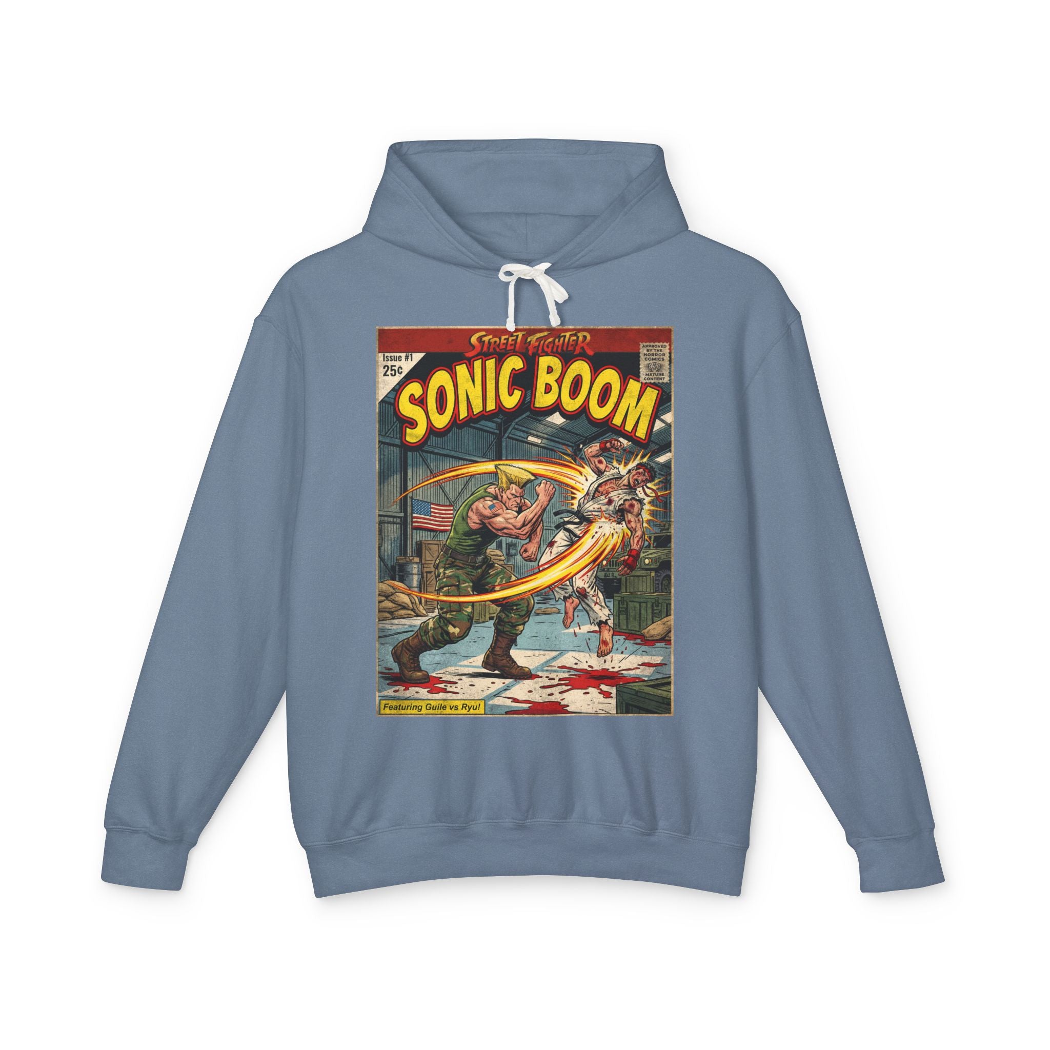 Guile Street Fighter Comic Cover Hoodie
