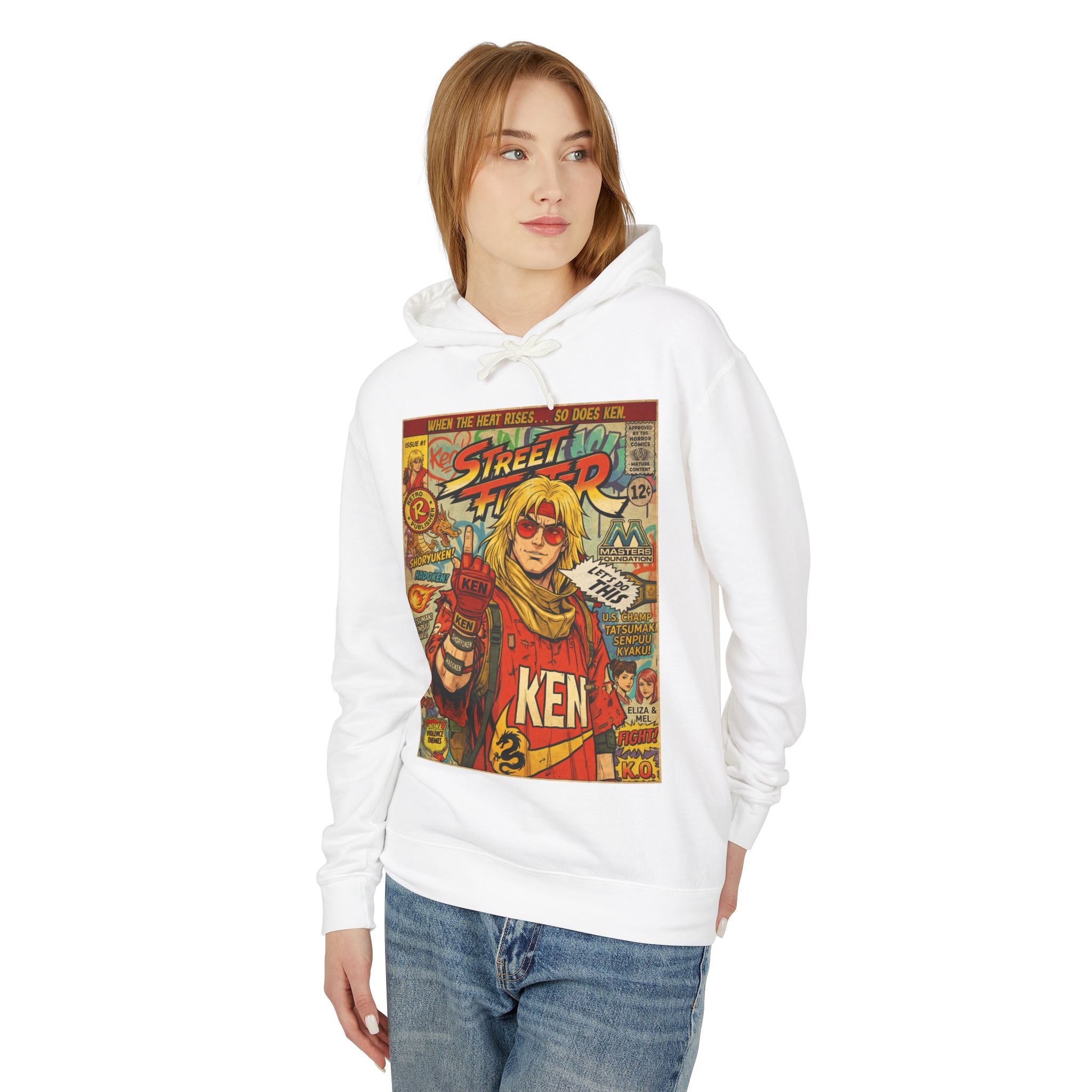 Ken Street Fighter Comic Cover Hoodie