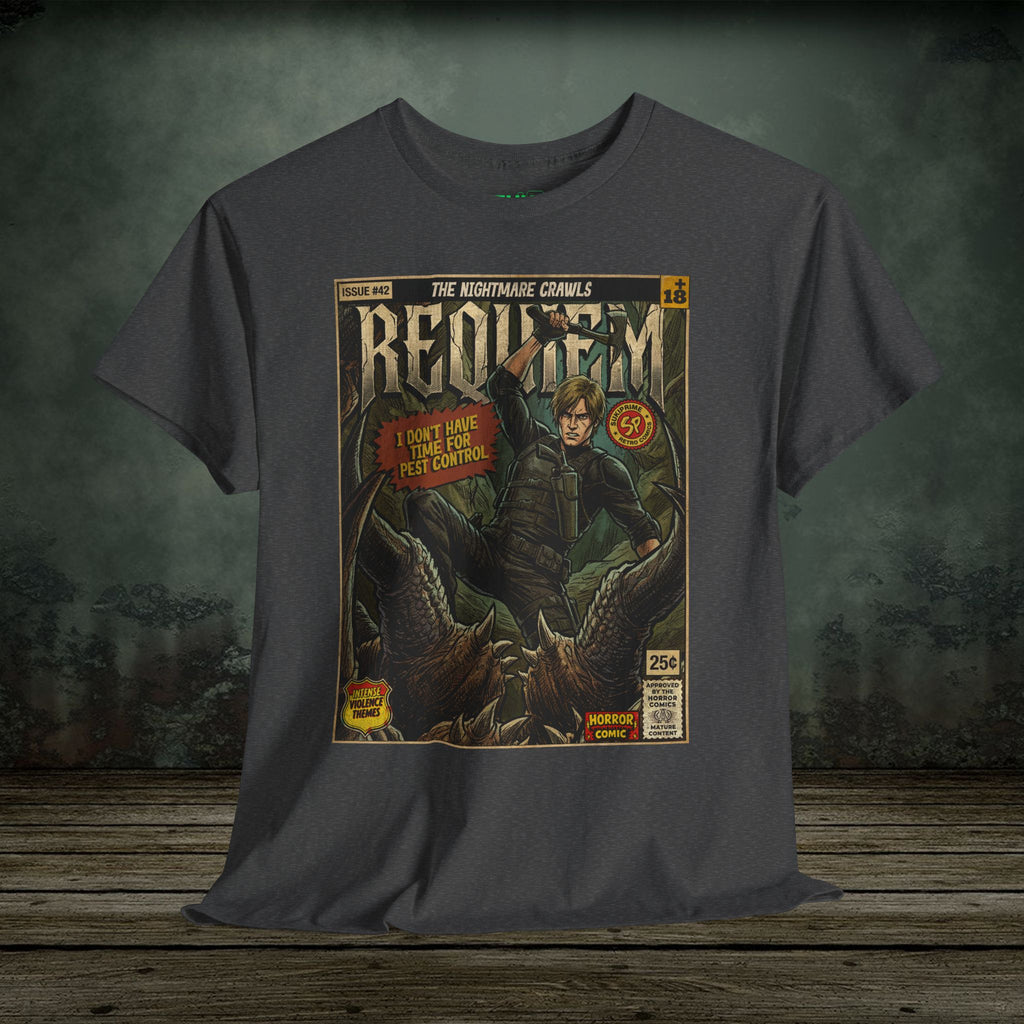 Resident Evil Requiem | Vintage Retro Gaming T-Shirt