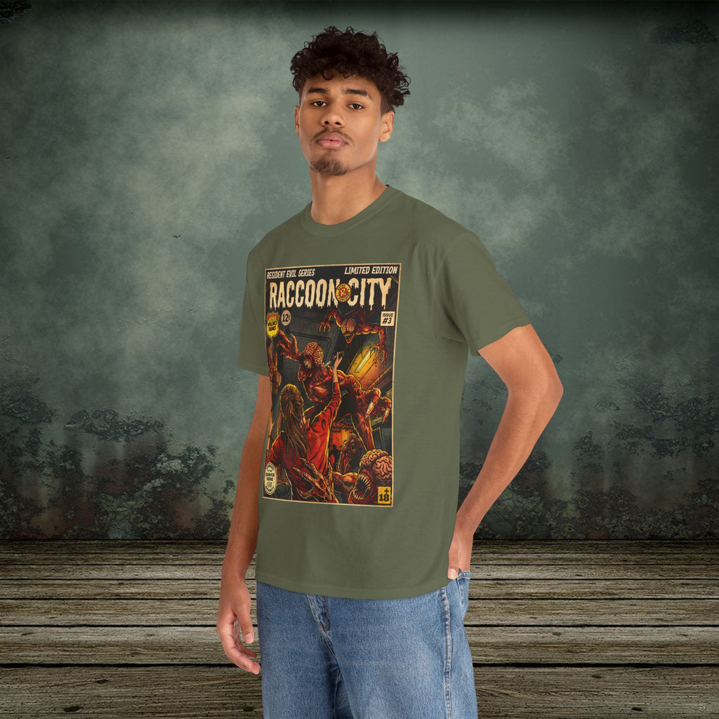 Resident Evil 2 Vintage Comic Art Gaming T-Shirt