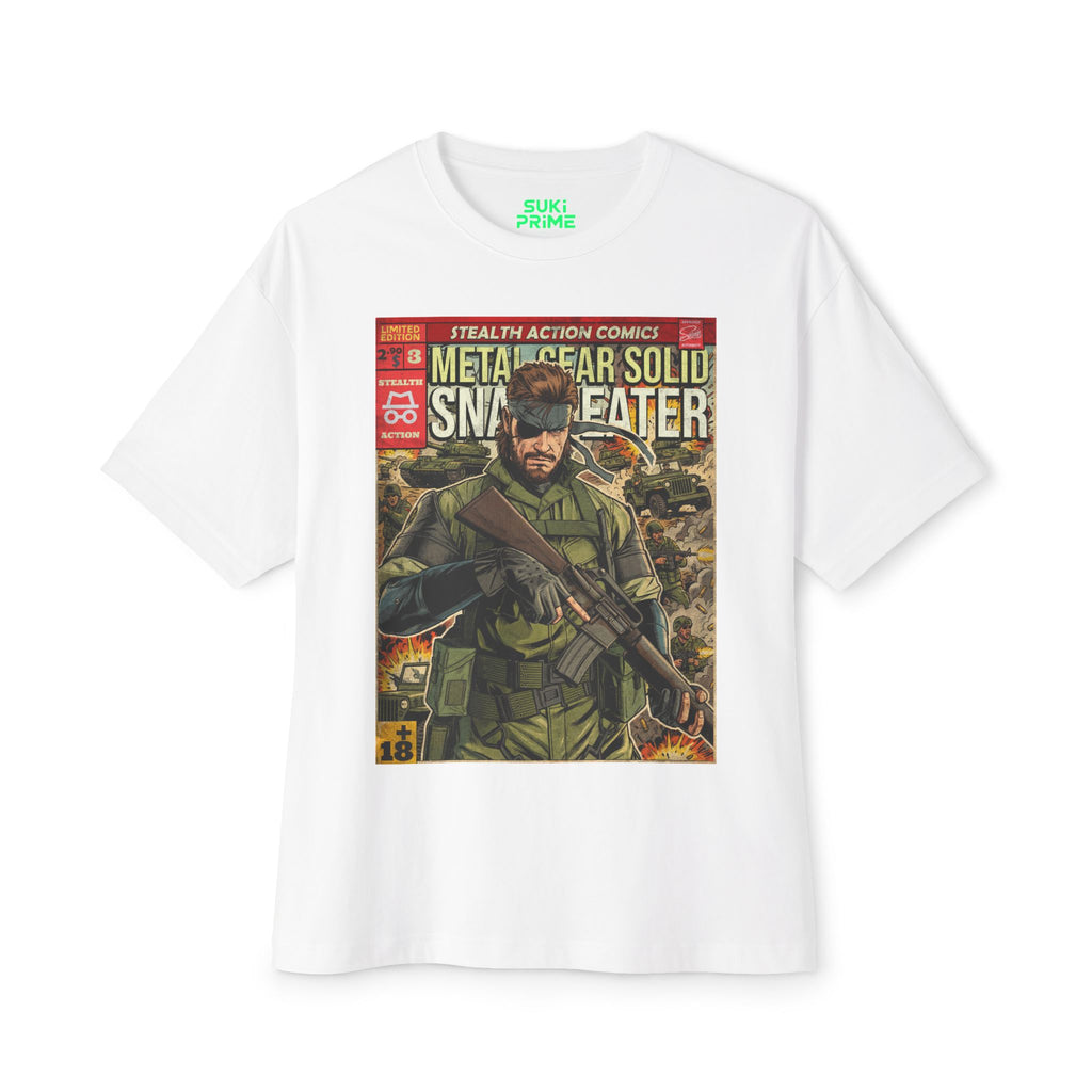 Metal Gear Comic Cover Oversized T-Shirt