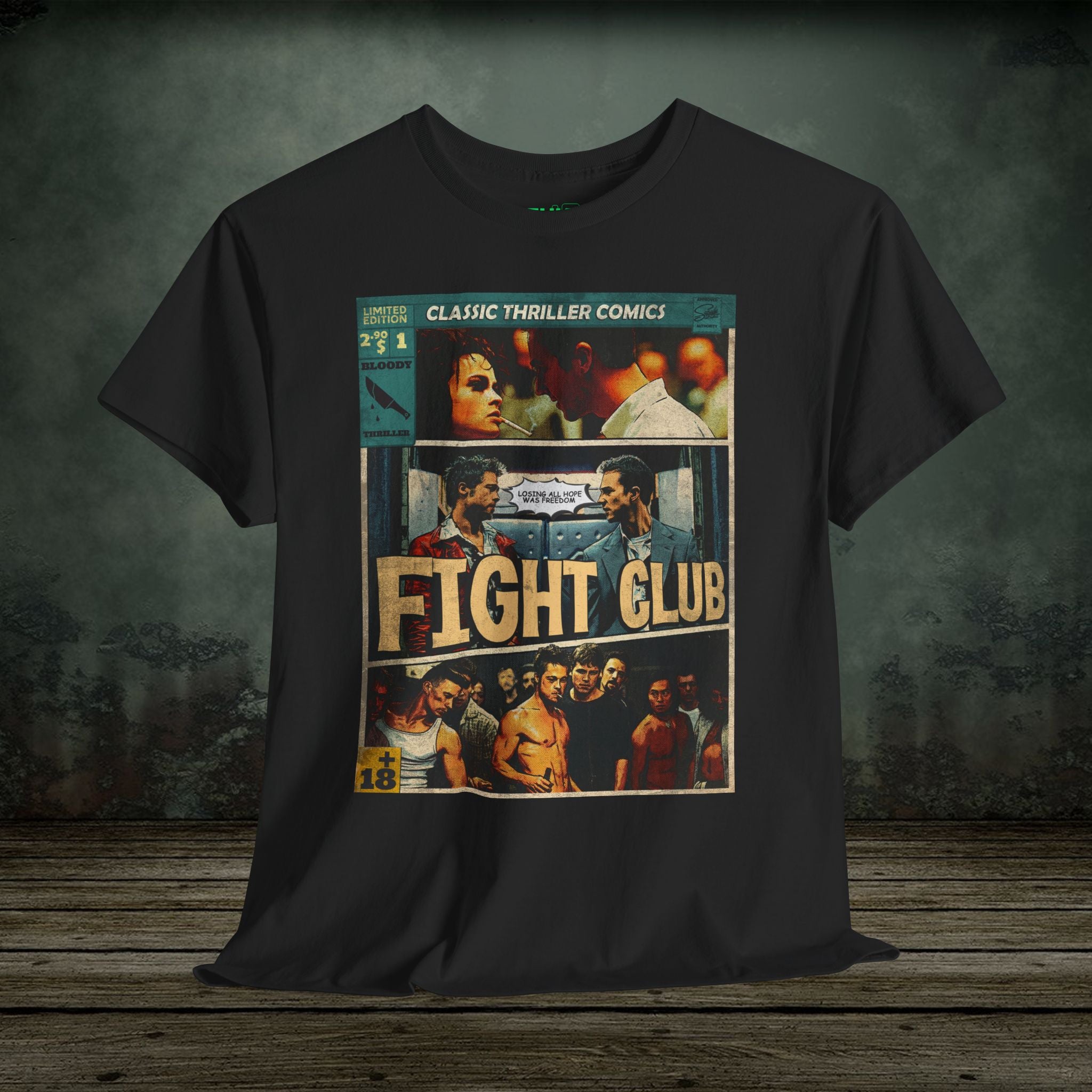 Fight Club Retro Classic Movie Vintage T-Shirt