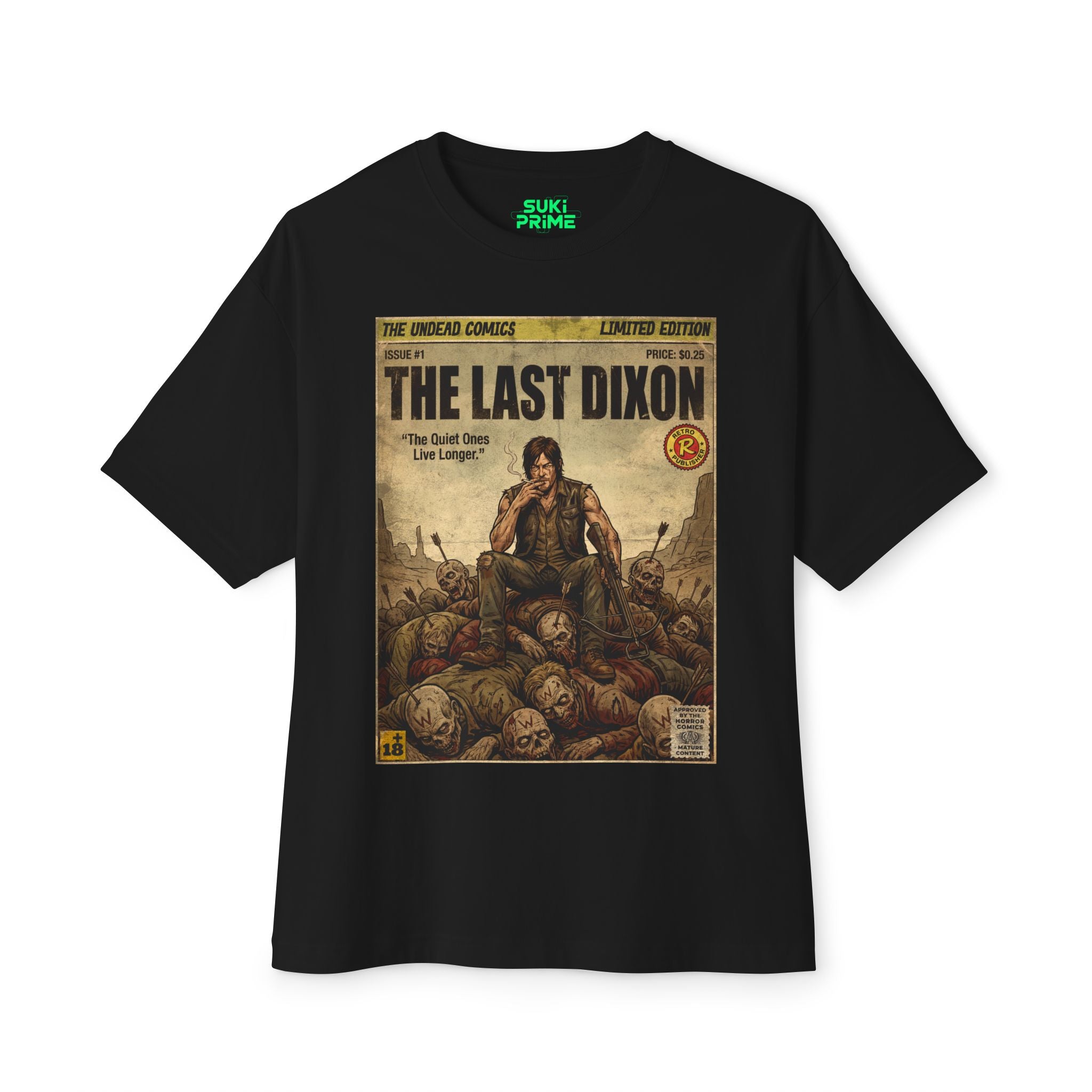 The Last Dixon Comic Cover Oversized T‑Shirt