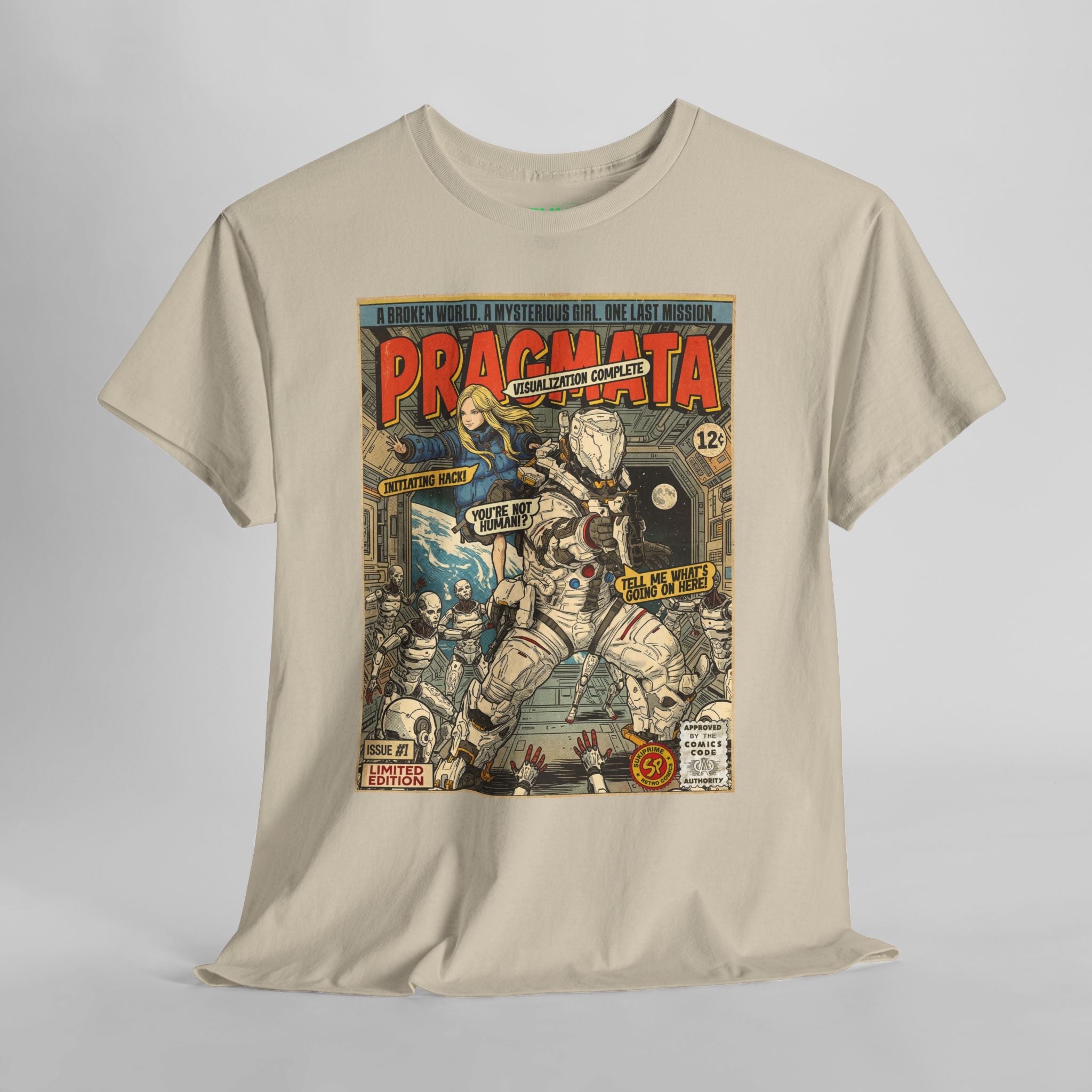 Pragmata Game Comic Art T-Shirt